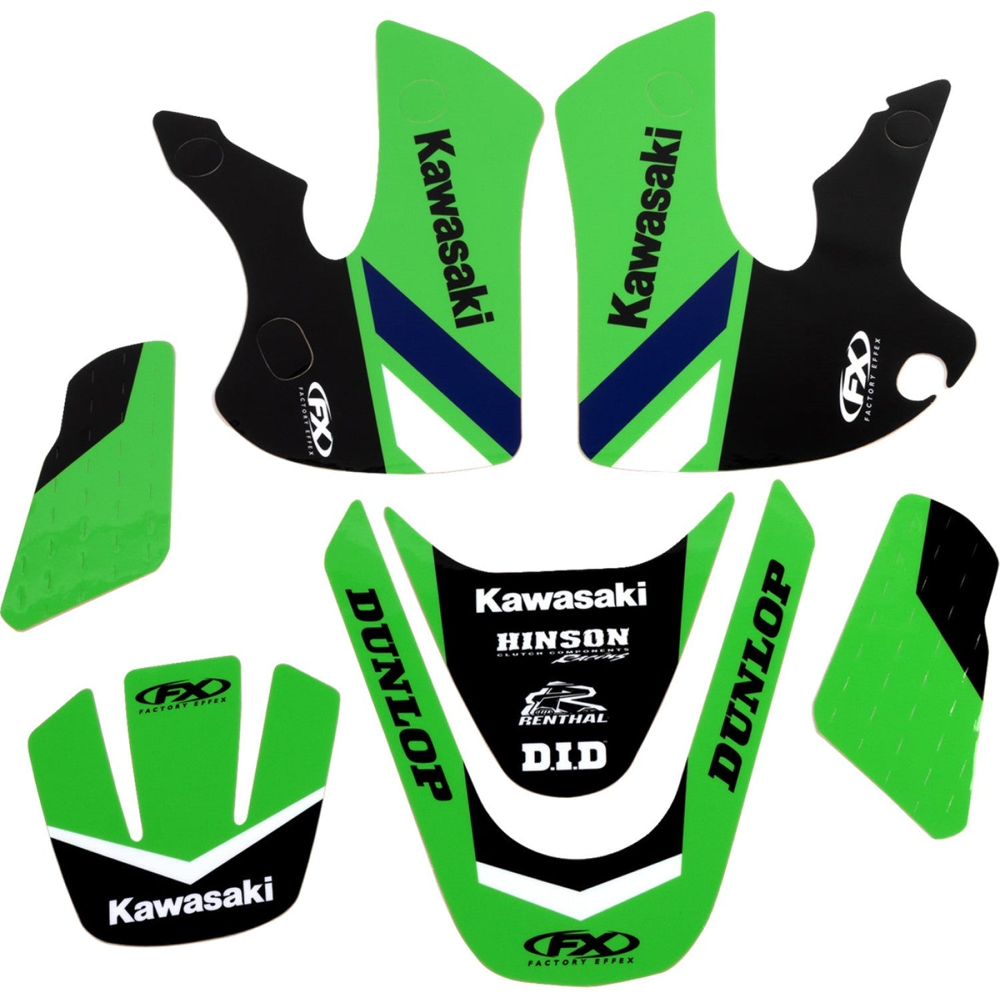FACTORY EFFEX EVO 20 Graphic Kit - Kawasaki - KX 65 | KLX 110 27-02106
