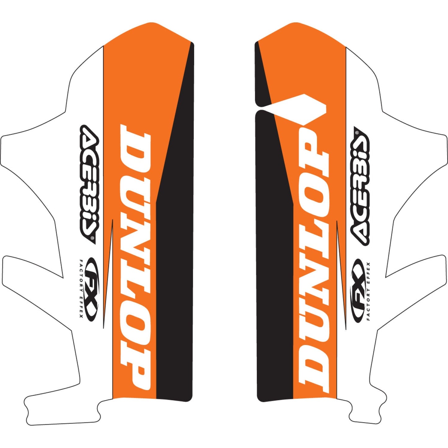 FACTORY EFFEX Fork Guard Graphic - KTM 17-40520