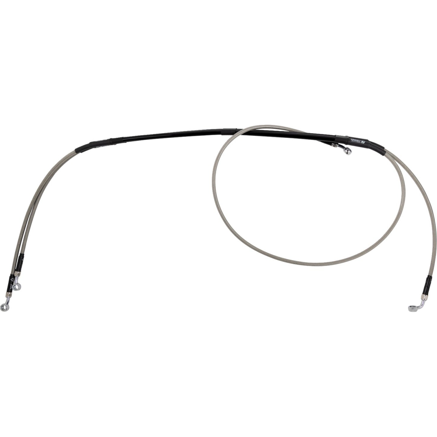 Moose Offroad Brake Line Pair - Stainless Steel B05-1-019/P | Brake Lines Hoses Stainless Steel