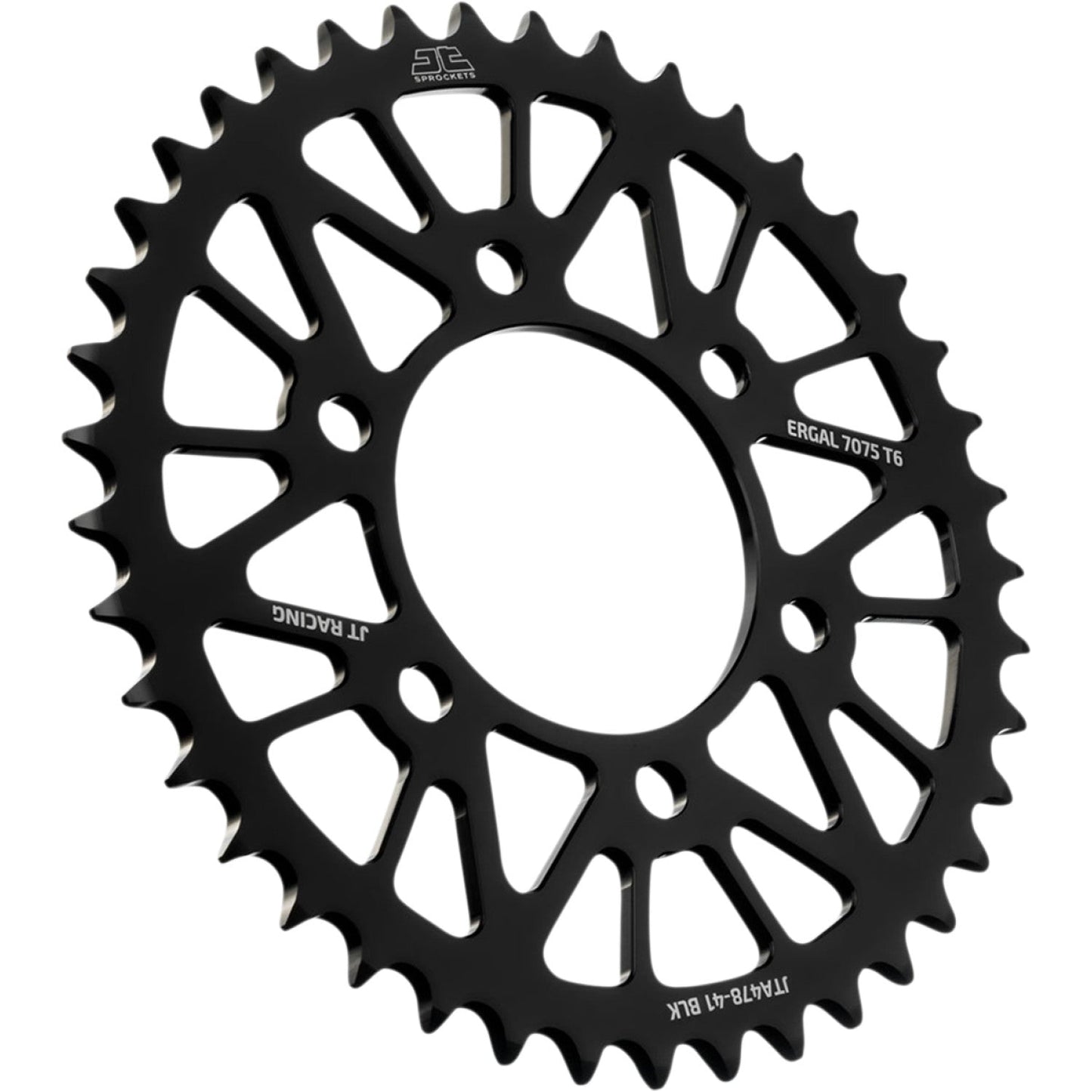 JT SPROCKETS Rear Sprocket - Kawasaki - Black - 41-Tooth JTA478.41BLK by JT Rear Sprockets Aluminum/Alloy