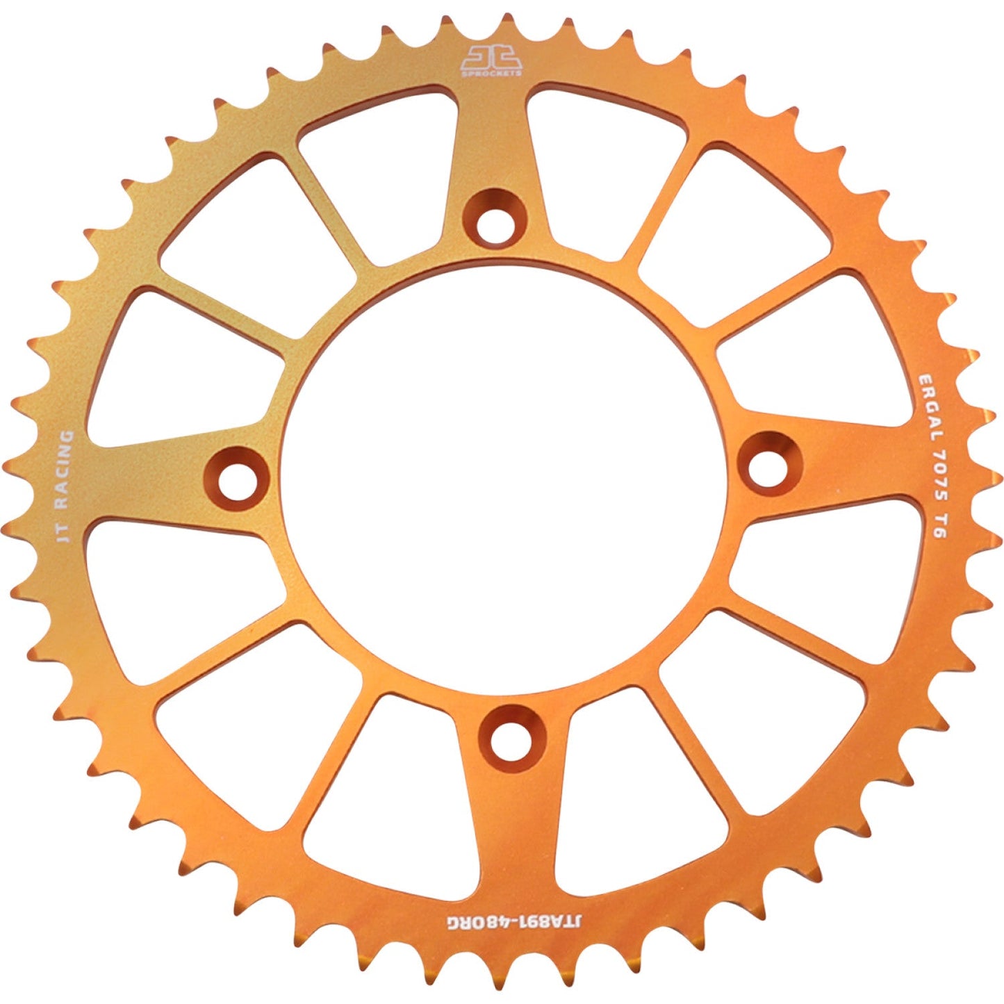 JT SPROCKETS Rear Sprocket - KTM - Orange - 48 Tooth JTA891.48ORG by JT Rear Sprockets Aluminum/Alloy