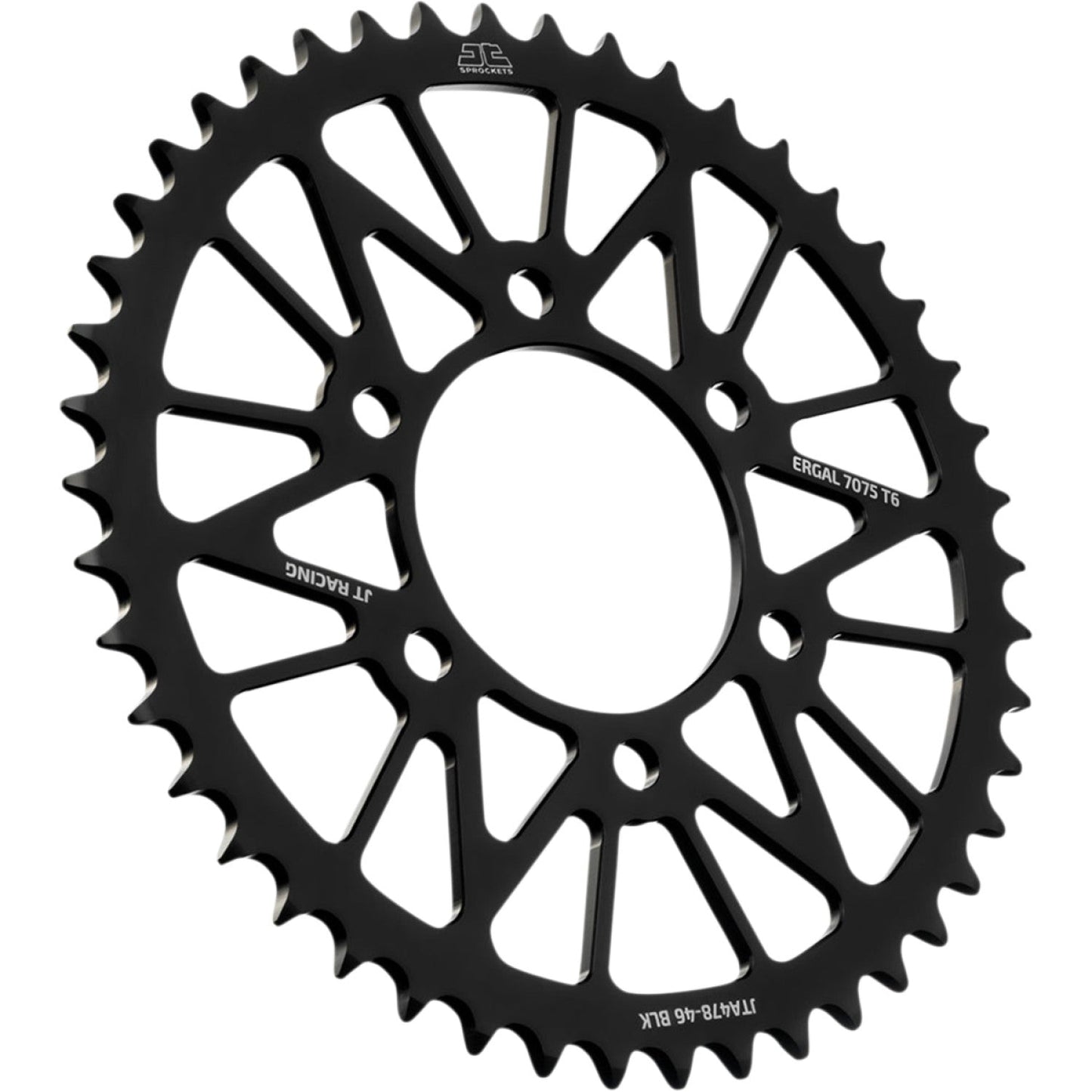 JT SPROCKETS Rear Sprocket - Kawasaki - Black - 46-Tooth JTA478.46BLK by JT Rear Sprockets Aluminum/Alloy
