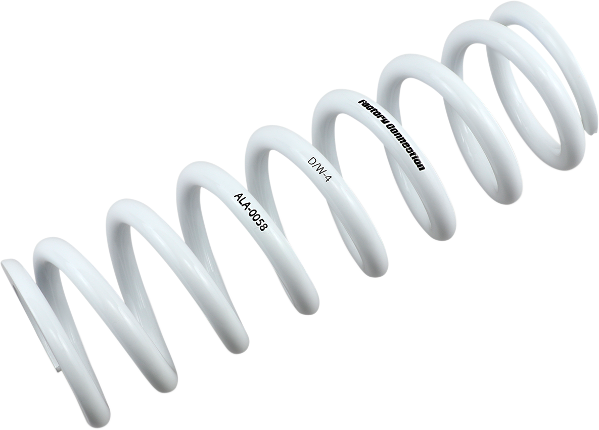 Factory Connection Shock Spring - Rear - Spring Rate 324 lb/in ALA-0058