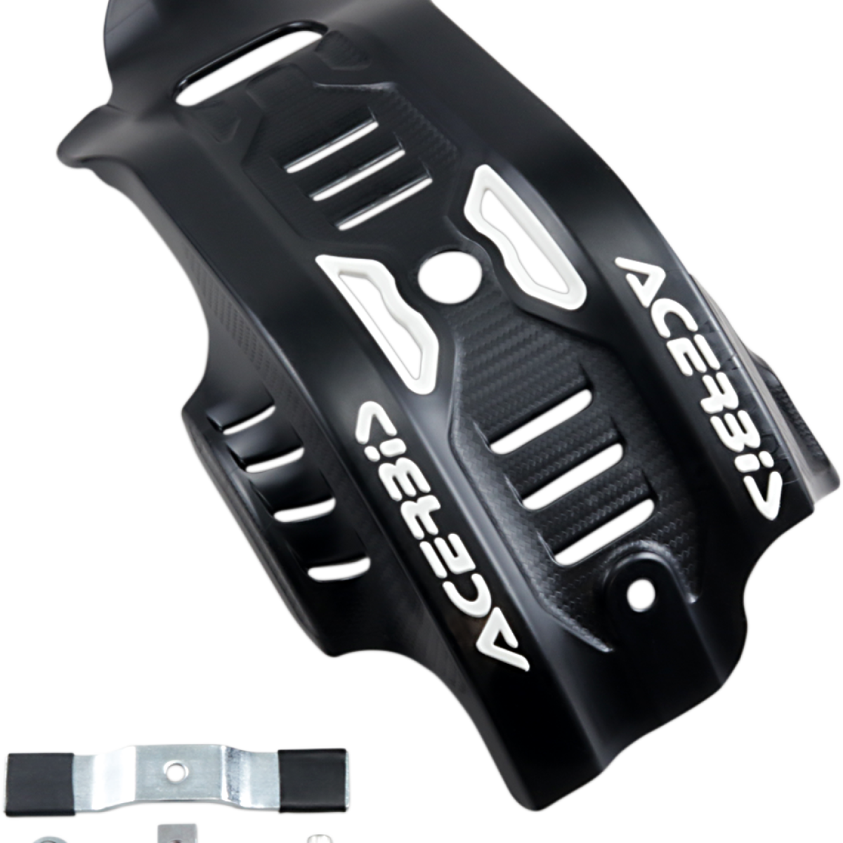 ACERBIS Skid Plate - Black/White - Gas Gas | Husqvarna | KTM 2733461007