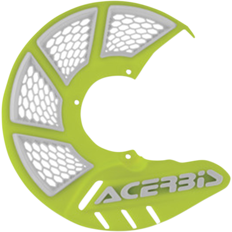 ACERBIS X-Brake Disc Cover - Fluorescent Yellow/White 2449494310