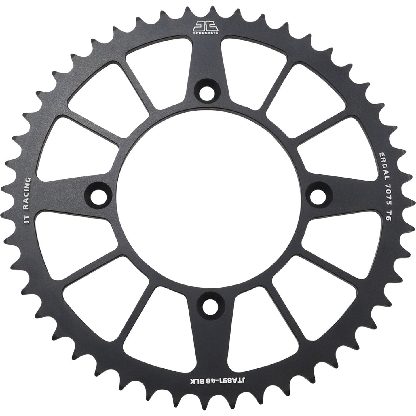 JT SPROCKETS Rear Sprocket - KTM - Black - 48 Tooth JTA891.48BLK by JT Rear Sprockets Aluminum/Alloy