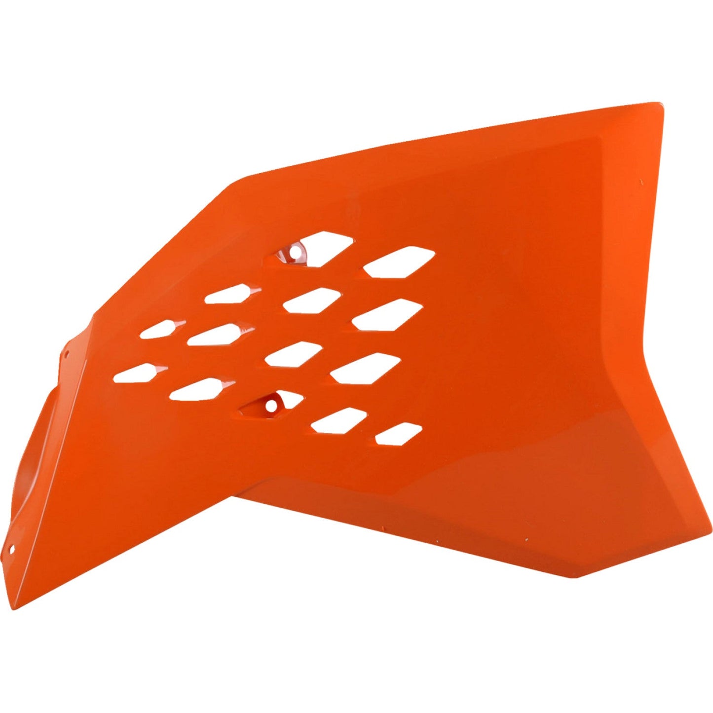 POLISPORT Radiator Cover - Orange - KTM 8428200002 by Polisport