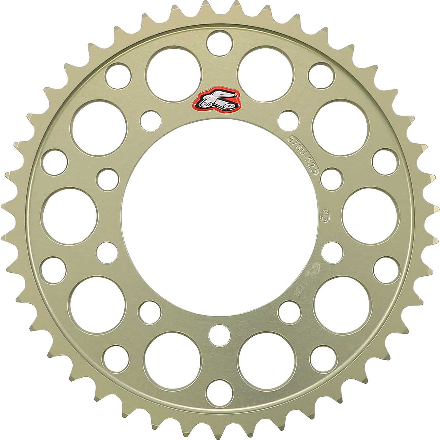 Renthal Rear Sprocket - 43 Tooth 478U-525-43P-HA