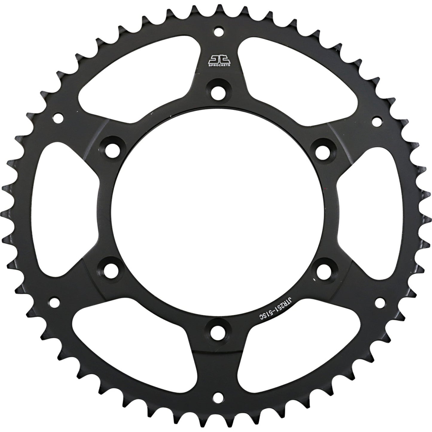 JT SPROCKETS Rear Sprocket - 51-Tooth - Yamaha JTR251.51SC by JT Rear Sprockets Steel Type