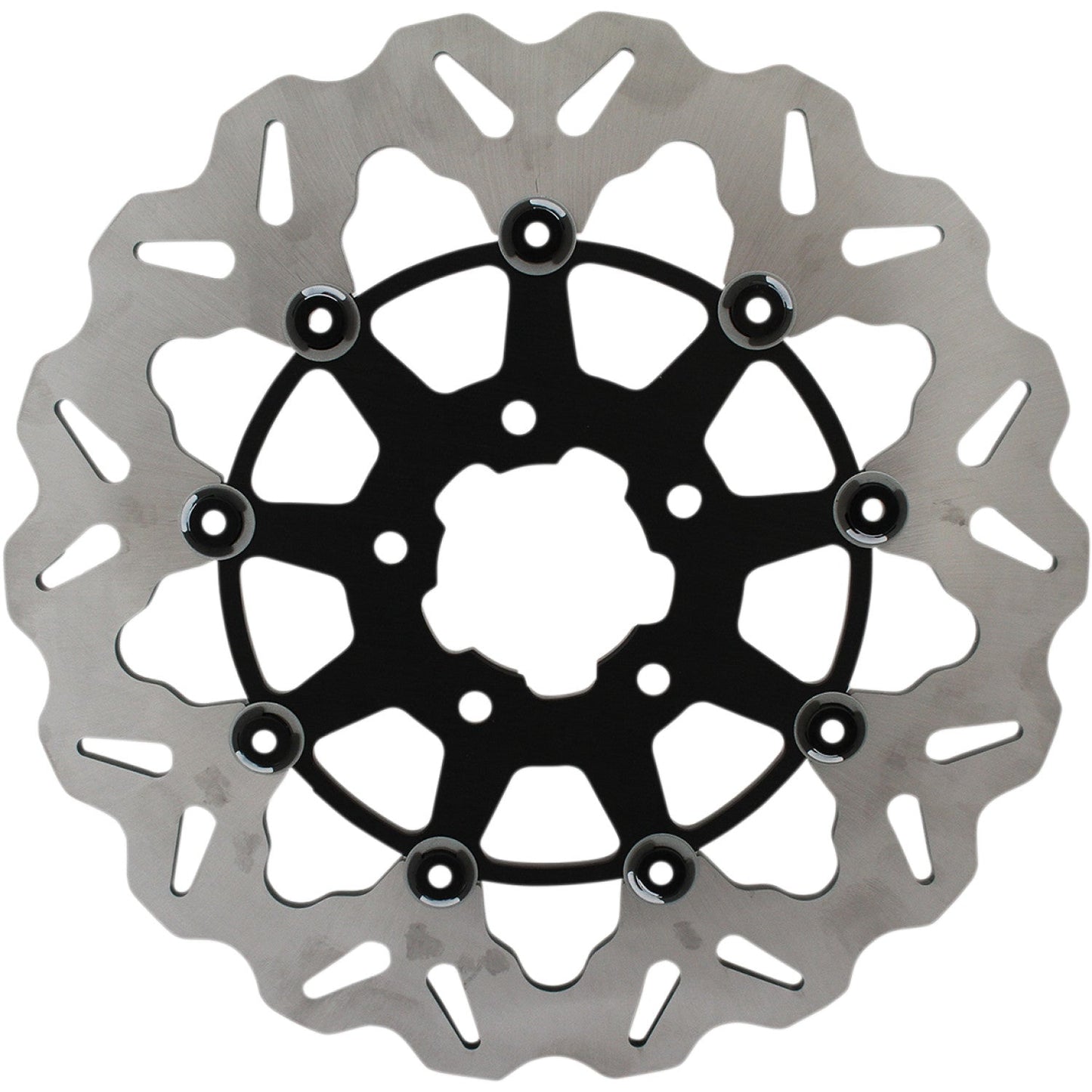 Galfer Wave? Brake Rotor - Black Carrier DF680CW-B | Brake Rotors Street