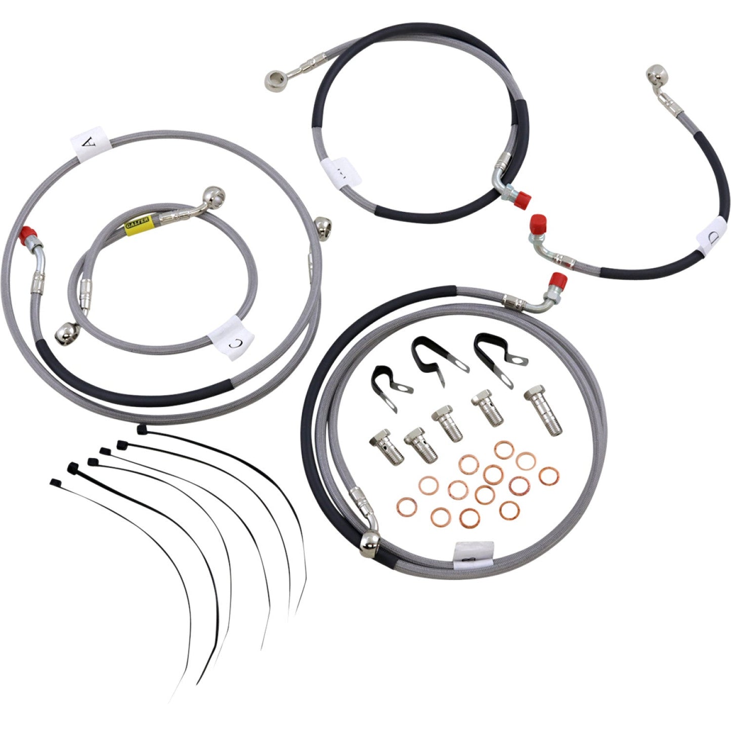 Galfer Brake Line - Stainless Steel FK003D813-5 | Brake Lines Hoses Stainless Steel