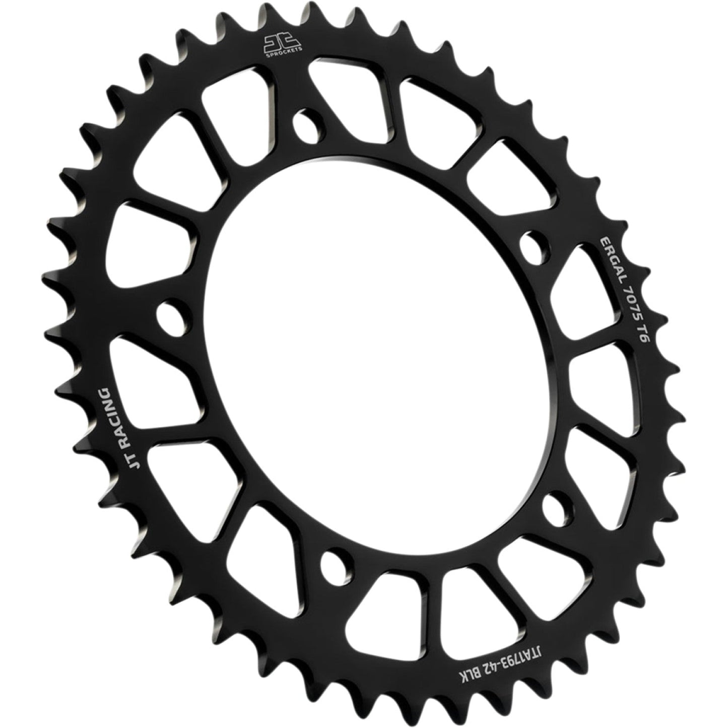 JT SPROCKETS Rear Sprocket - Suzuki - Black - 42-Tooth JTA1793.42BLK by JT Rear Sprockets Aluminum/Alloy