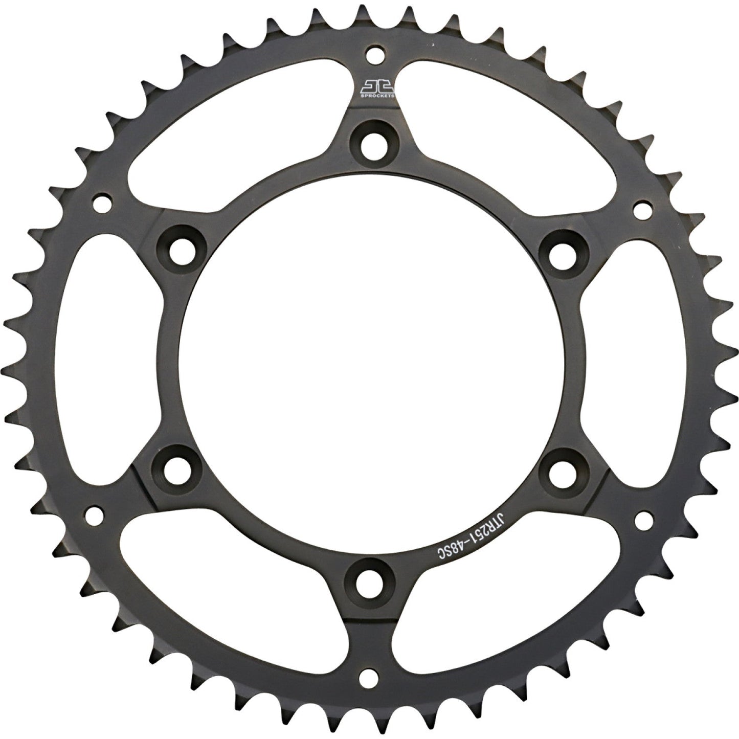 JT SPROCKETS Rear Sprocket - 48-Tooth - Yamaha JTR251.48SC by JT Rear Sprockets Steel Type
