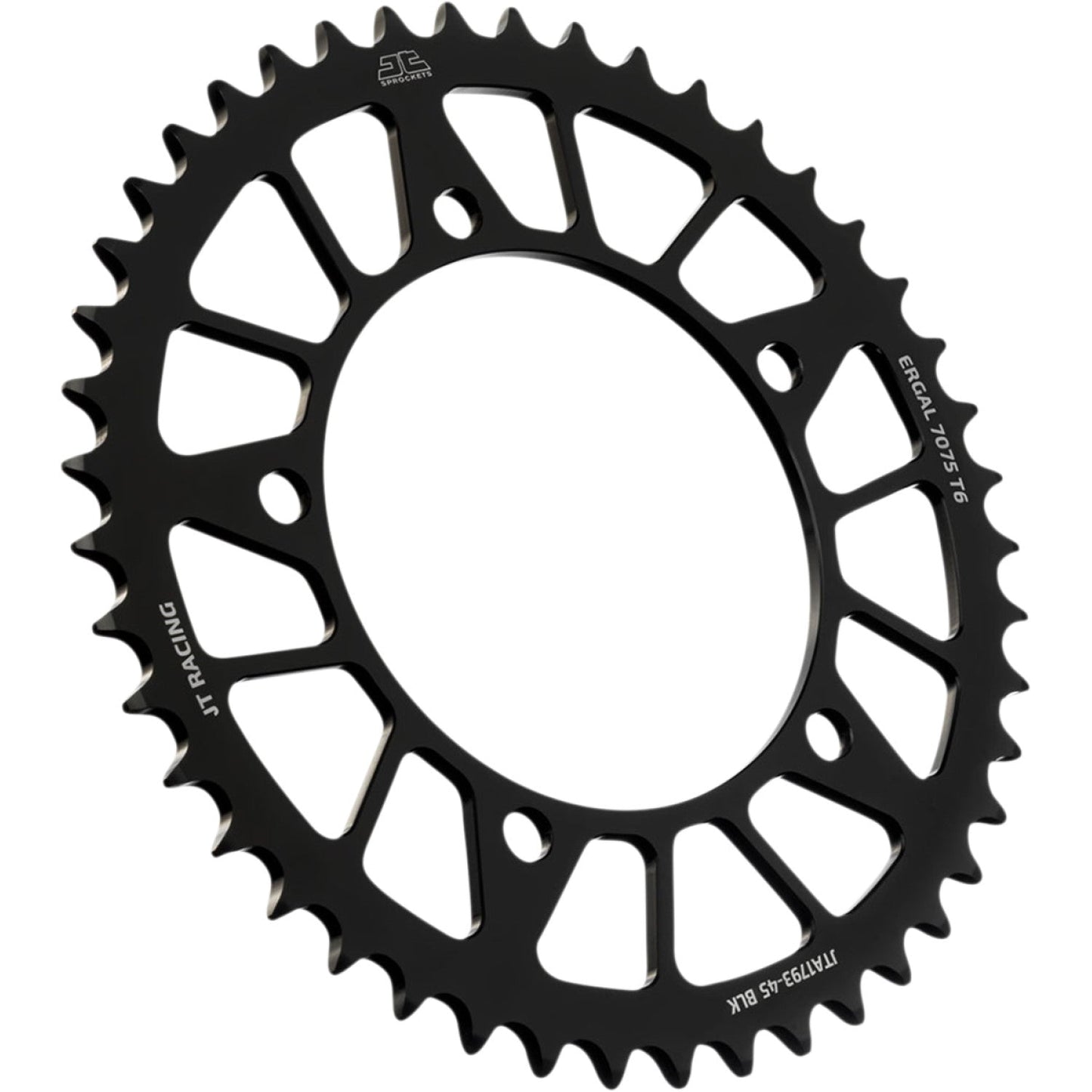 JT SPROCKETS Rear Sprocket - Suzuki - Black - 45-Tooth JTA1793.45BLK by JT Rear Sprockets Aluminum/Alloy