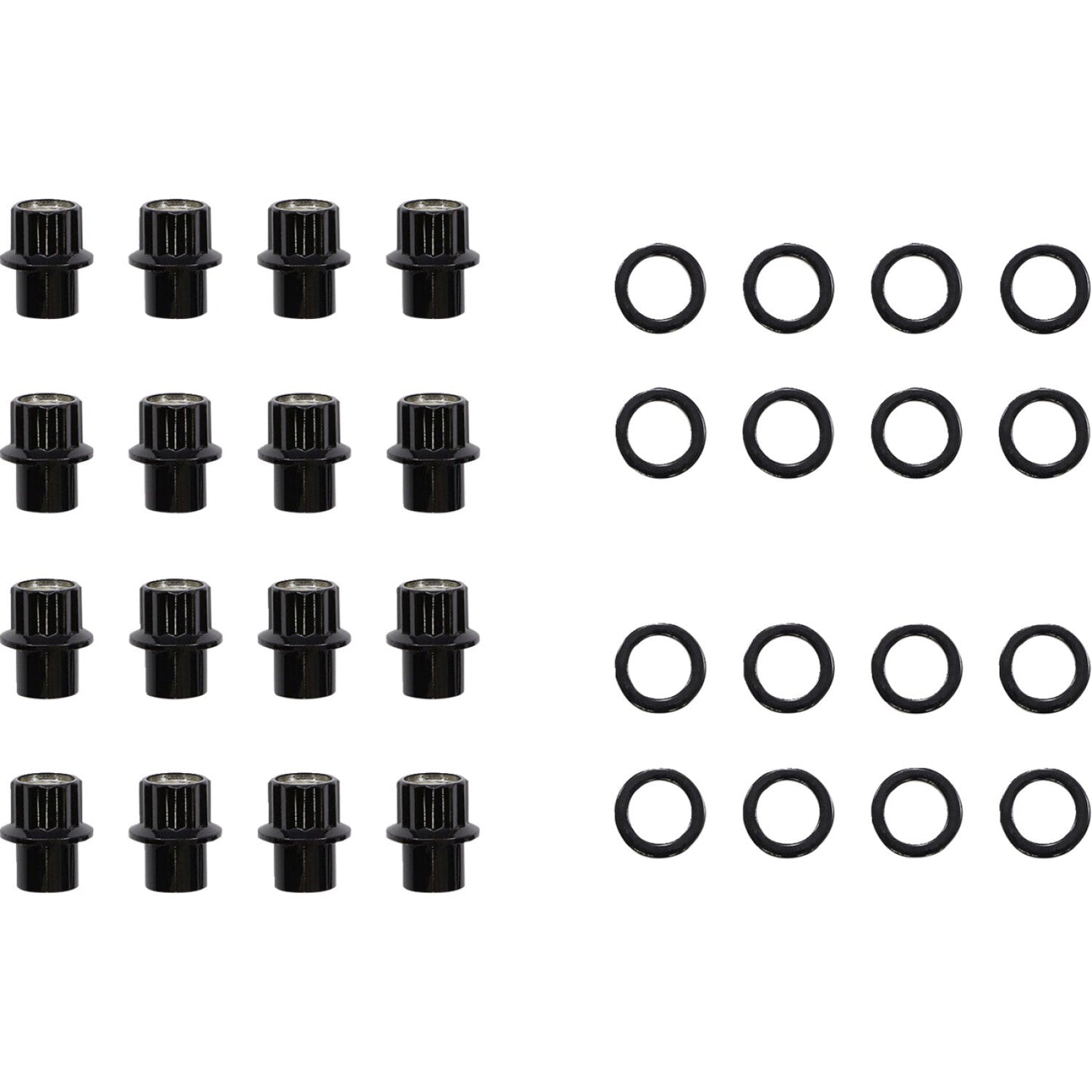 Moose Utility Lug Nut - Carbon Fiber Wheel - Steel - 12 mm x 1.25" LNBOET12125ASKT | Wheel Lug Nuts & Parts