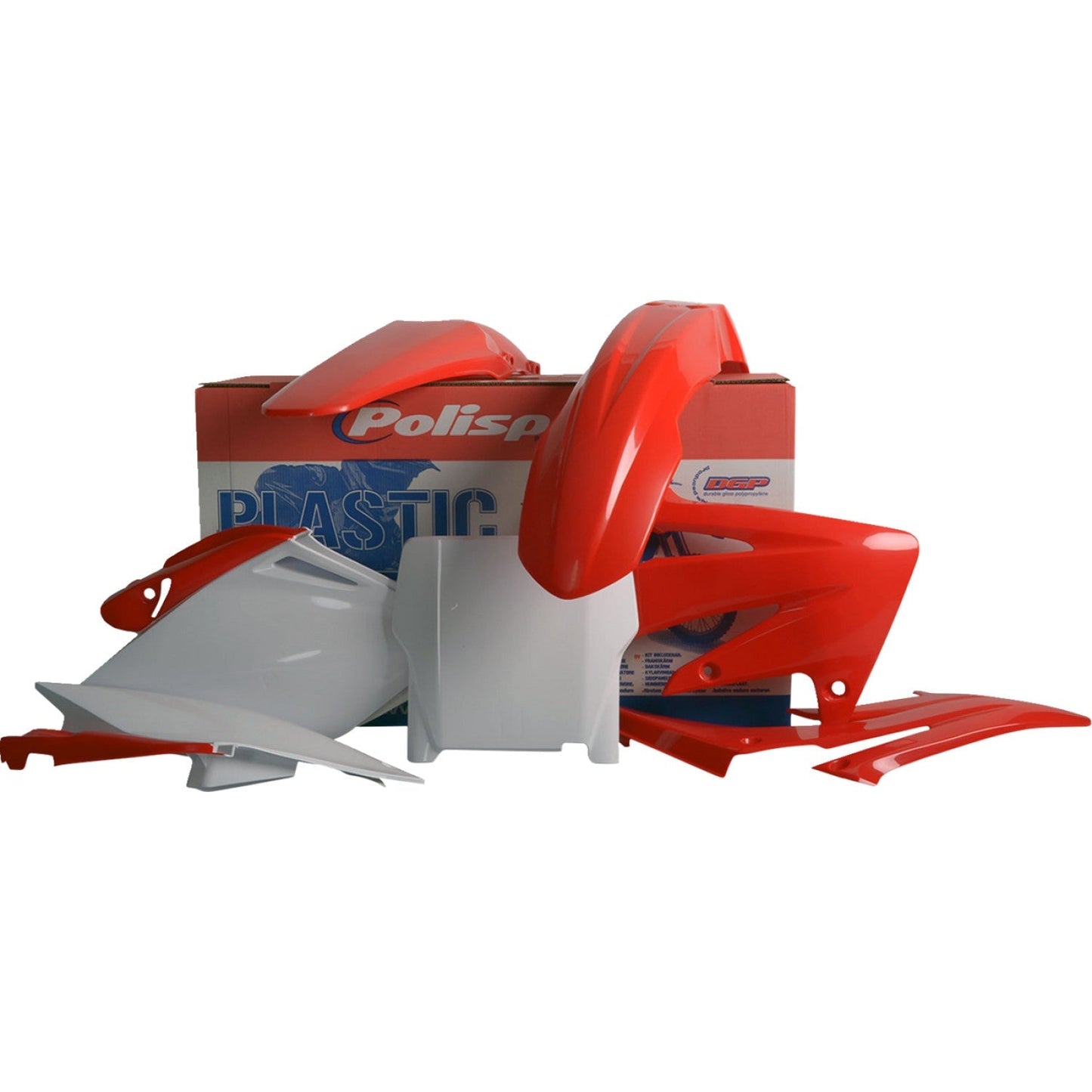 POLISPORT Body Kit - Complete - OEM Red/White - CRF 250R 90115 by Polisport