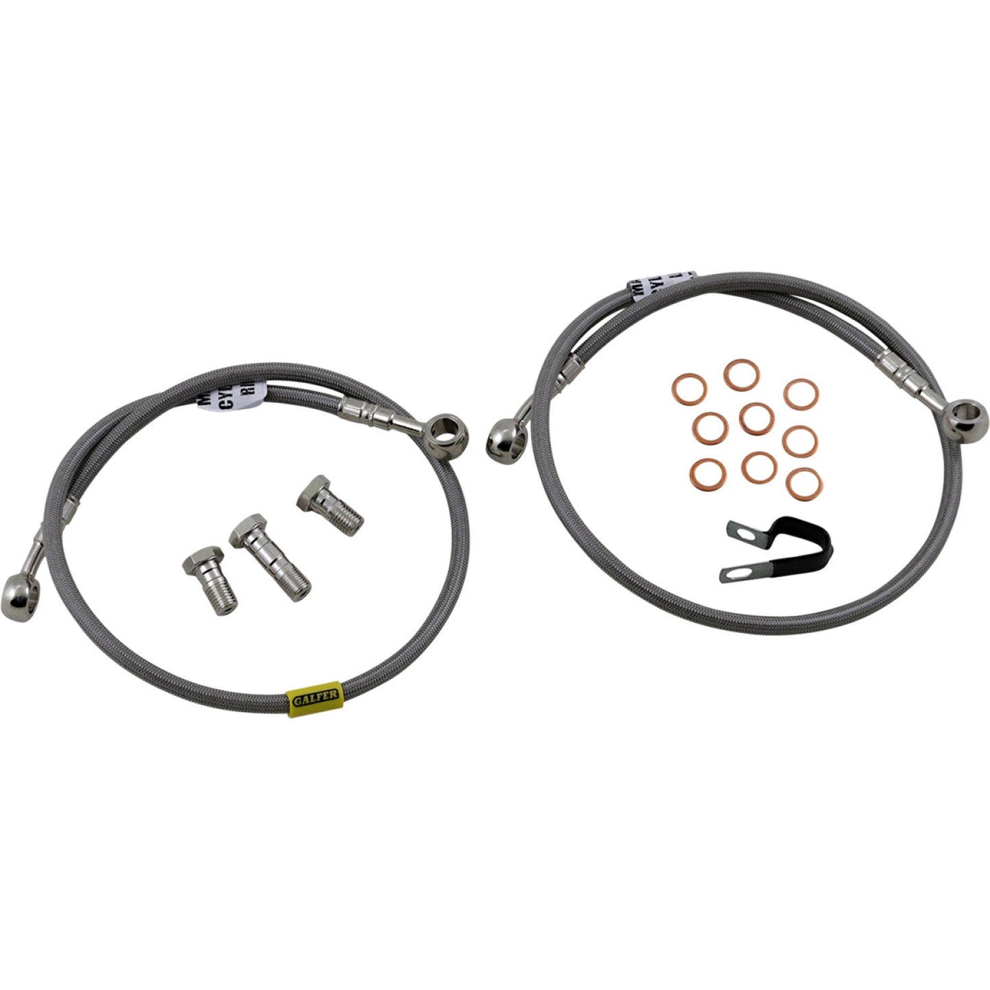 Galfer Brake Line - Stainless Steel FK003D14-2 | Brake Lines Hoses Stainless Steel