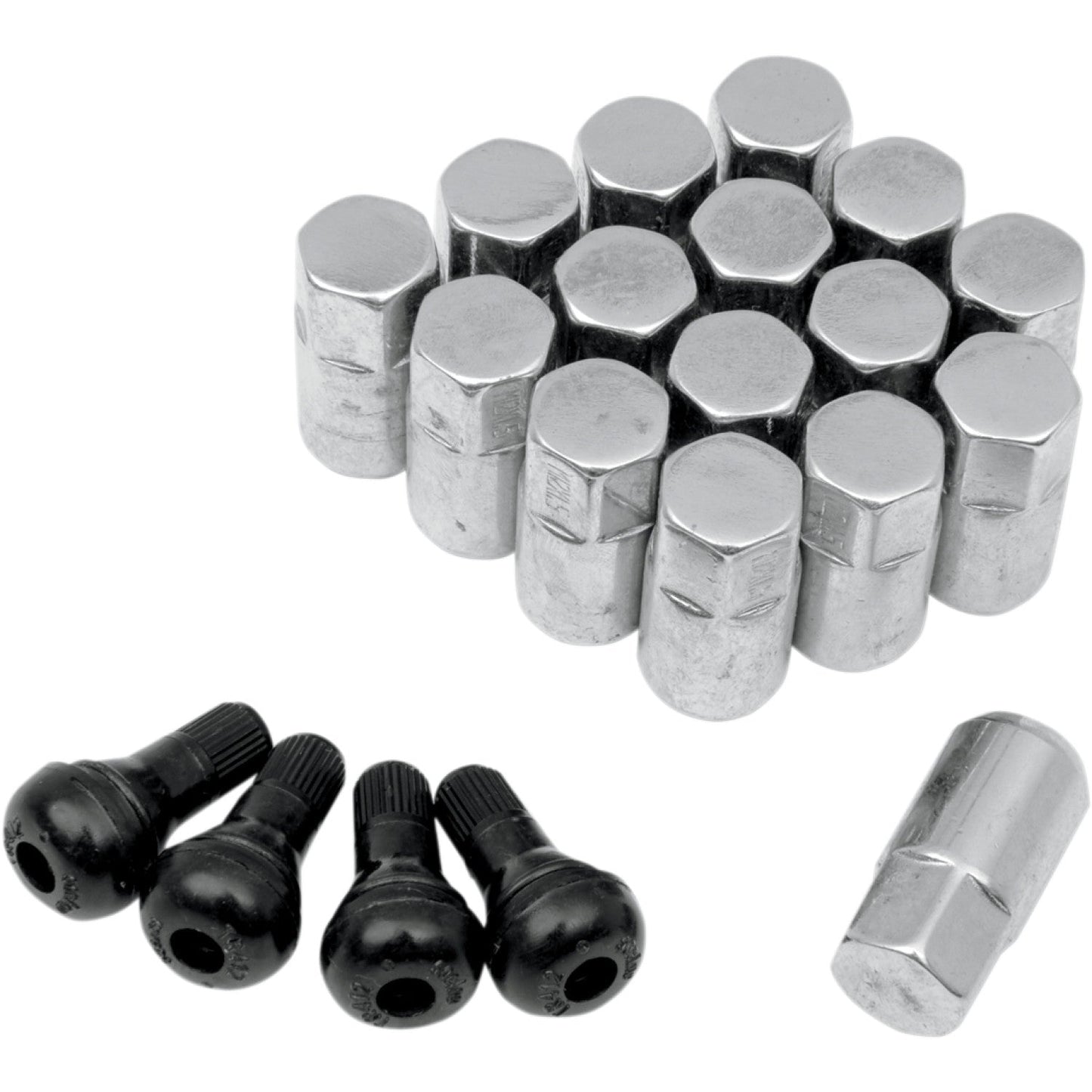 Moose Utility Lug Nut - 12 mm x 1.50 - Chrome - Tapered - 16 Pack SP300MO207 | Wheel Lug Nuts & Parts