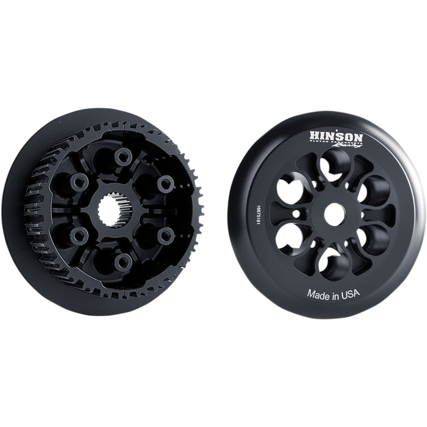 HINSON RACING Inner Hub with Pressure Plate - Suzuki H438 by Hinson Racing Clutch Com PO Nent Parts