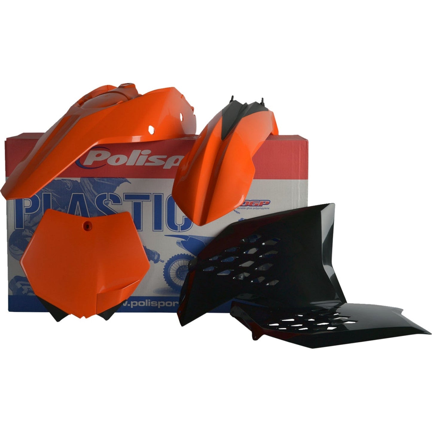 POLISPORT Body Kit - OEM Orange/Black - SX/SX-F/XC 90121 by Polisport