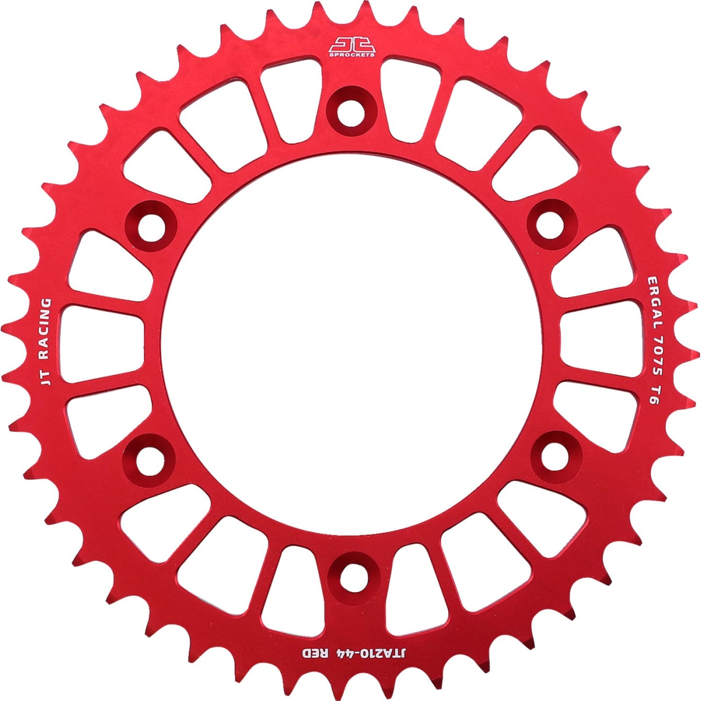 JT SPROCKETS Rear Sprocket - Beta/Honda - Red - 44 Tooth JTA210.44RED by JT Rear Sprockets Aluminum/Alloy