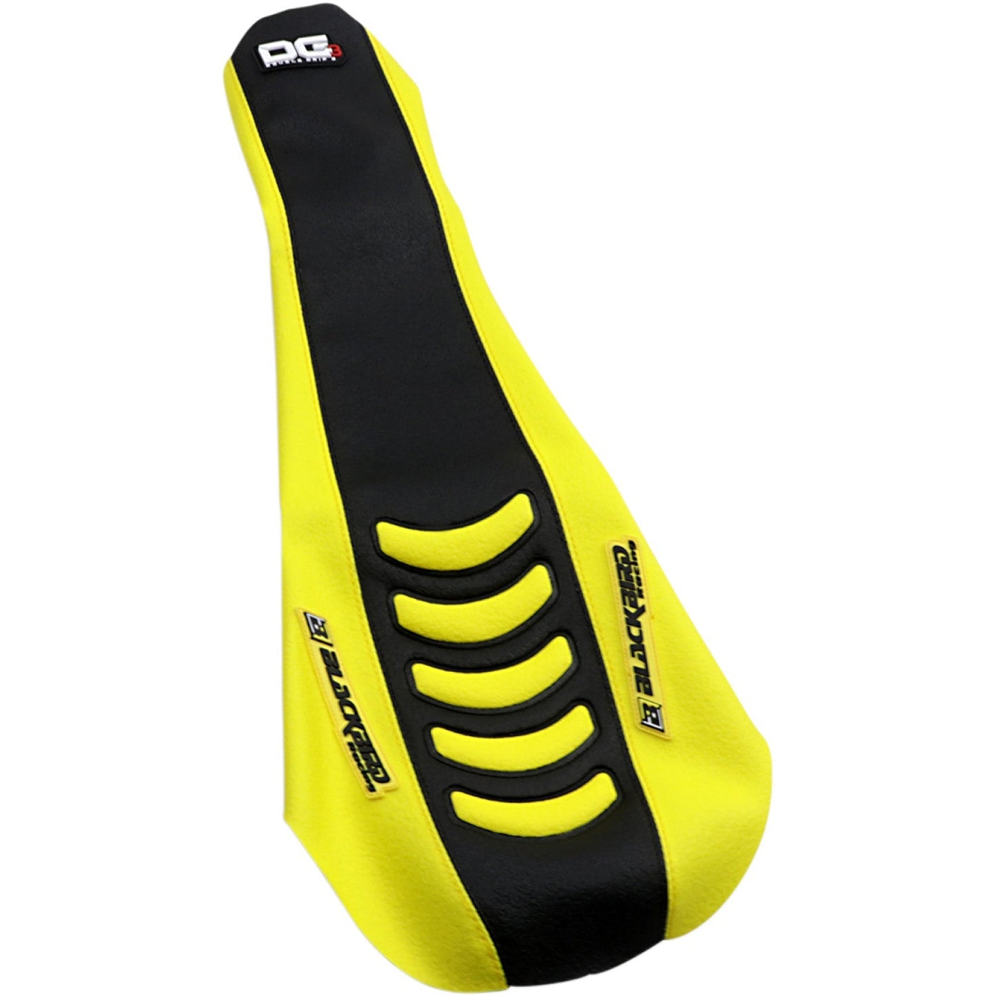 Blackbird Racing Double Grip 3 Seat Cover - Black/Yellow - Suzuki 1325HUS
