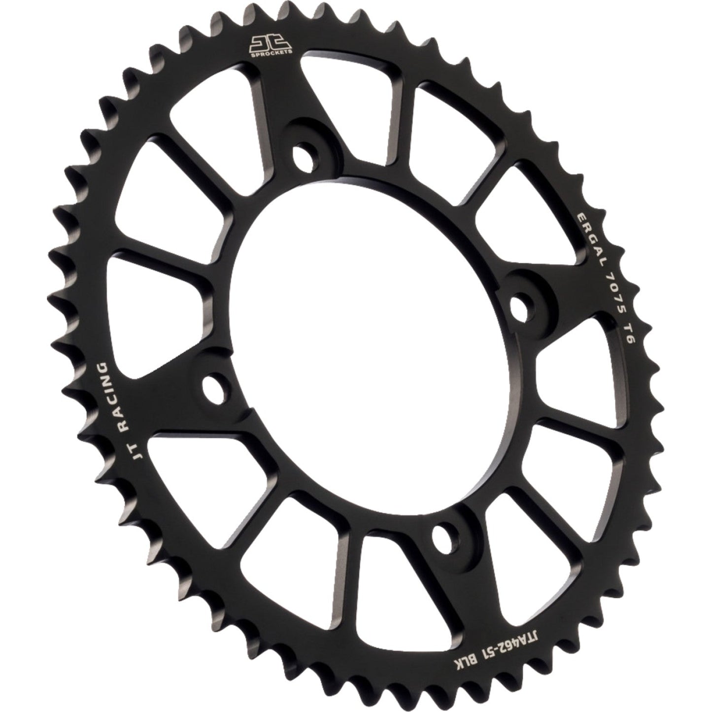 JT SPROCKETS Rear Sprocket - Kawasaki - Black - 51 Tooth JTA462.51BLK by JT Rear Sprockets Aluminum/Alloy