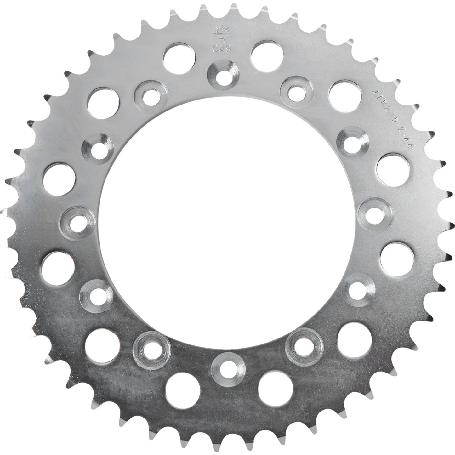 JT SPROCKETS Rear Sprocket - 44 Tooth - Honda JTR245/2.44 by JT Rear Sprockets Steel Type