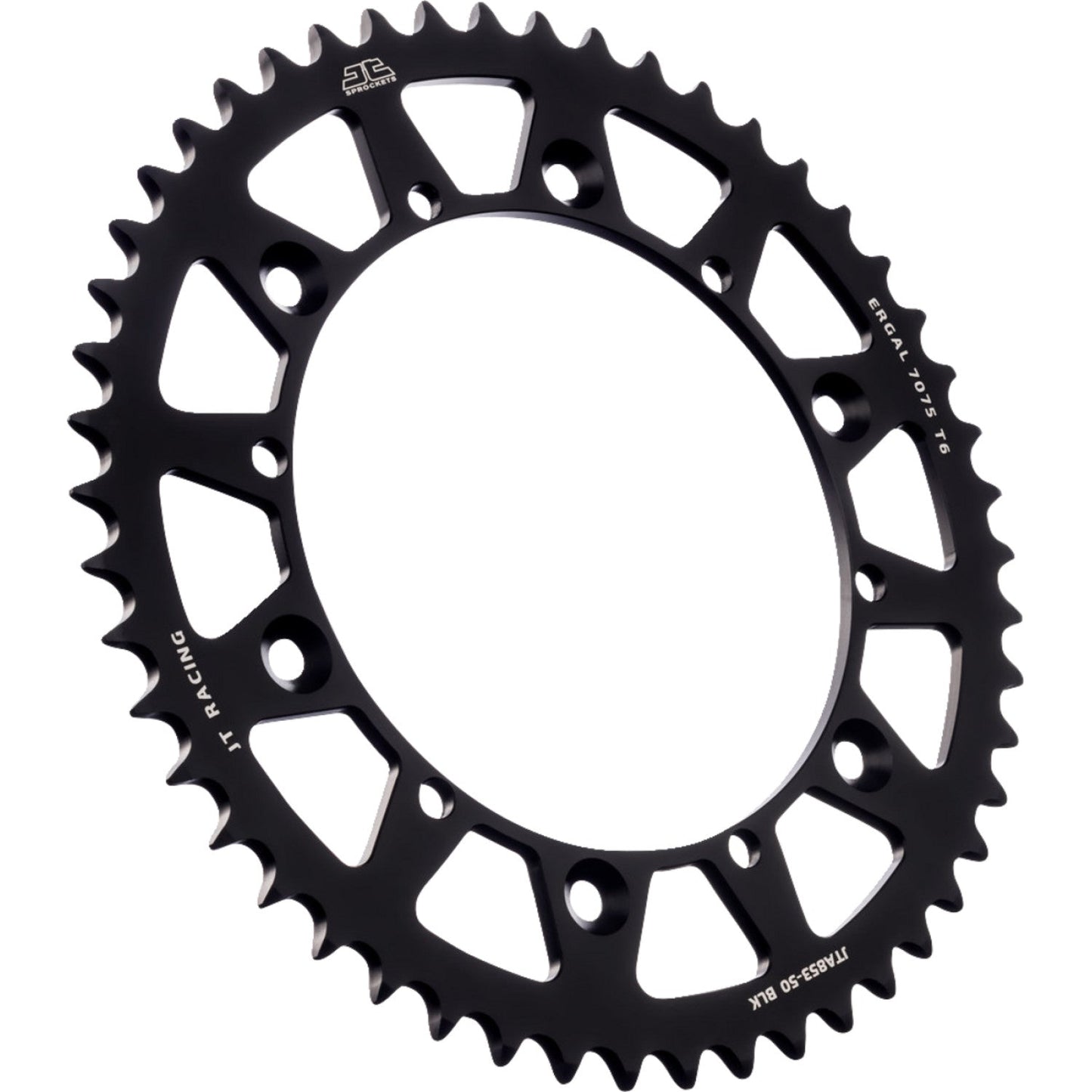 JT SPROCKETS Rear Sprocket - Black - 50 Tooth - Yamaha JTA853.50BLK by JT Rear Sprockets Aluminum/Alloy