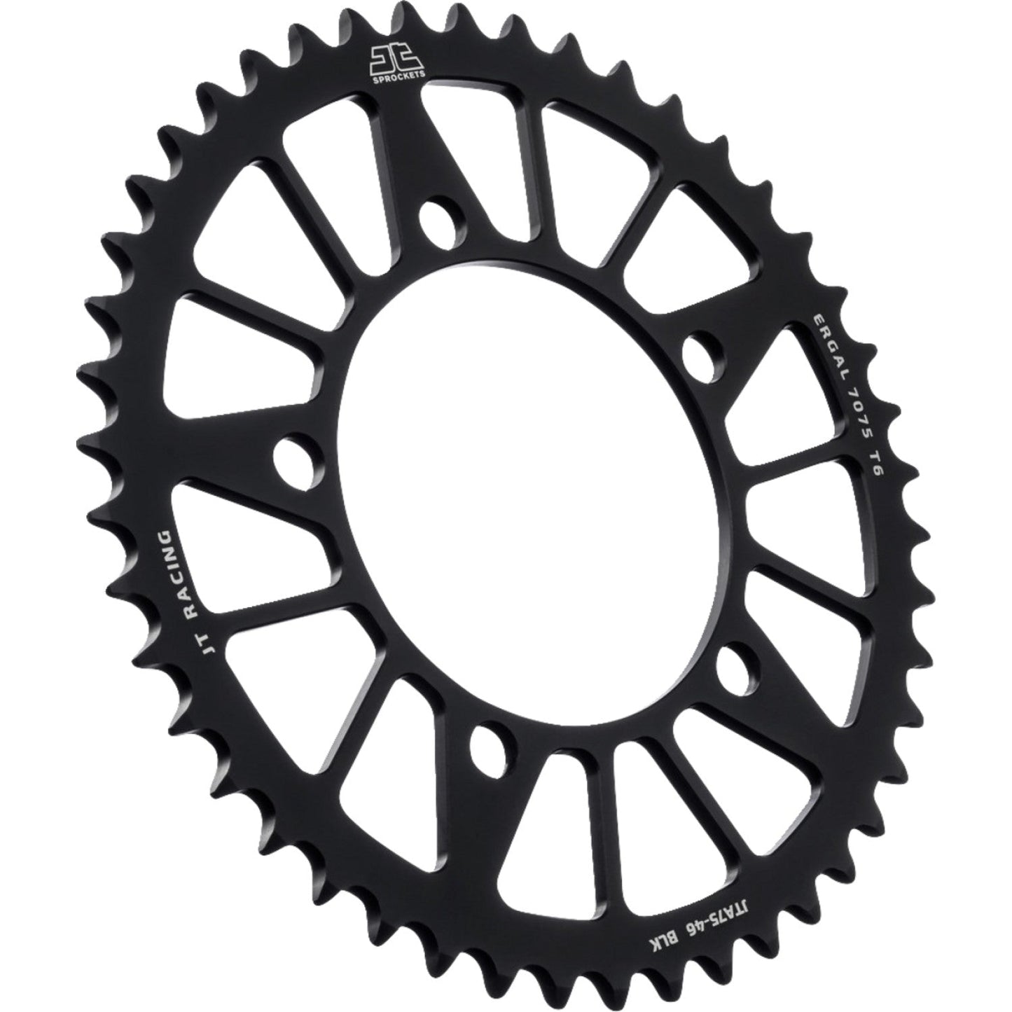 JT SPROCKETS Rear Sprocket - Black - 46 Tooth - BMW JTA75.46BLK by JT Rear Sprockets Aluminum/Alloy