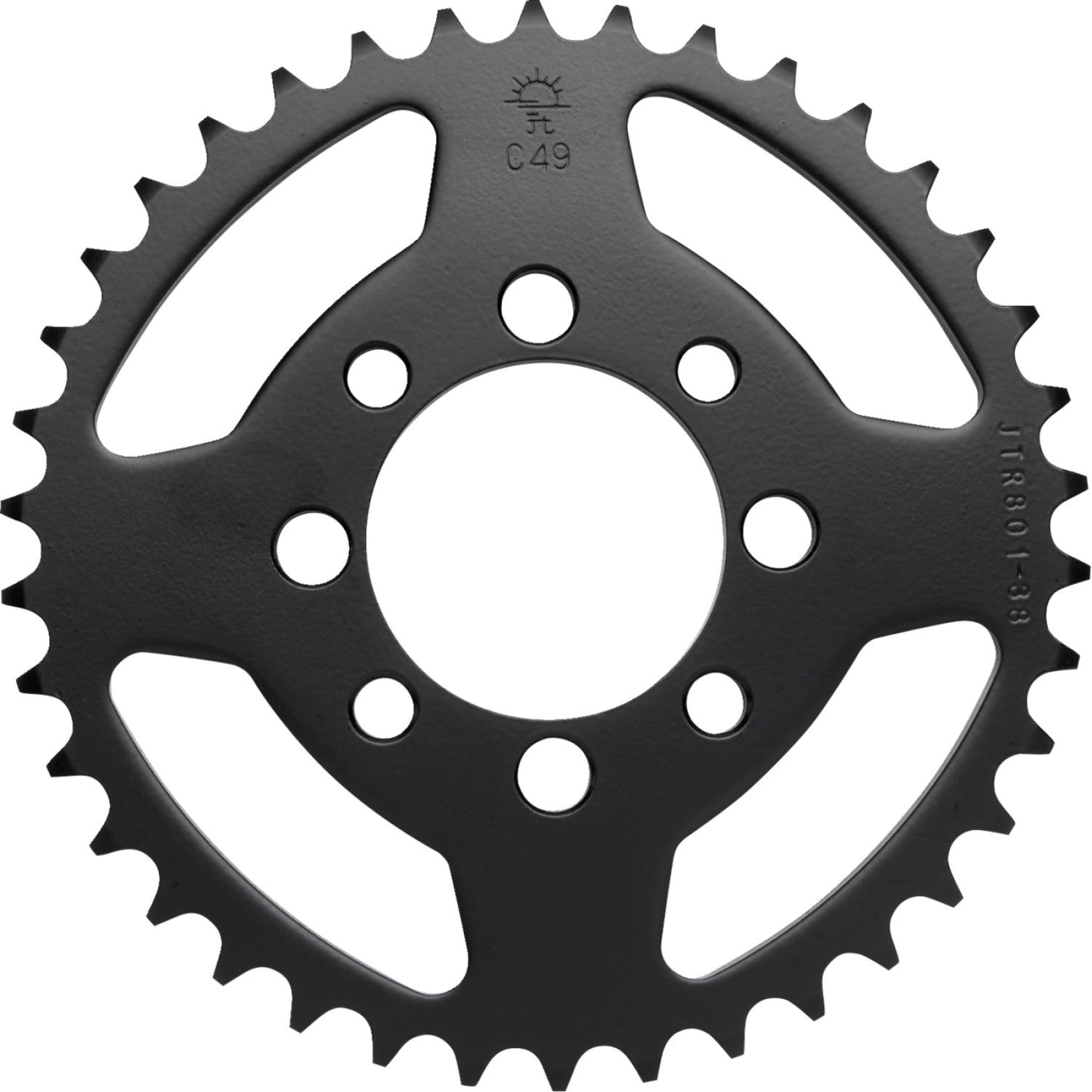 JT SPROCKETS Rear Sprocket - 38 Tooth - Kawasaki JTR801.38 by JT Rear Sprockets Steel Type