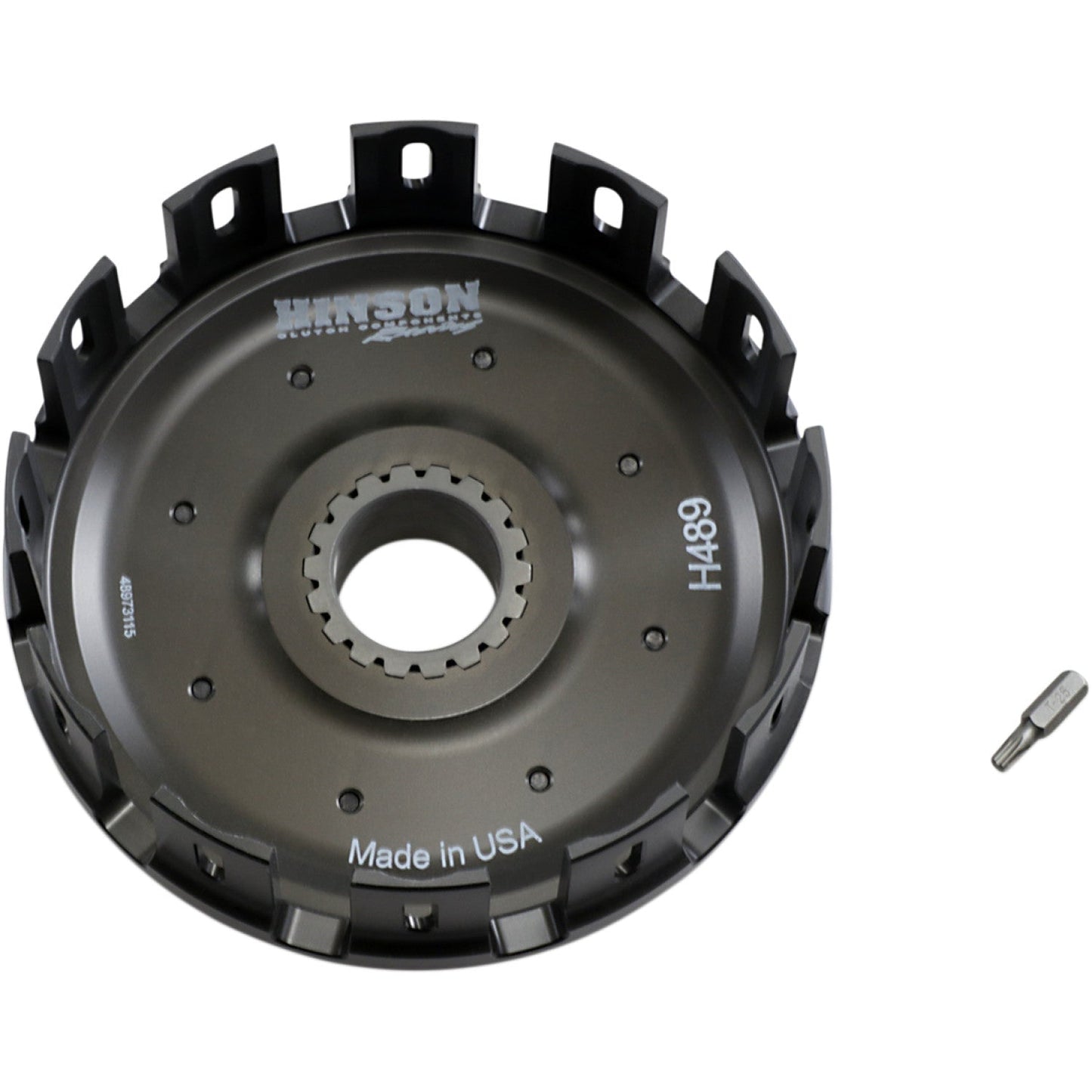 HINSON RACING Clutch Basket H489 by Hinson Racing Clutch Com PO Nent Parts
