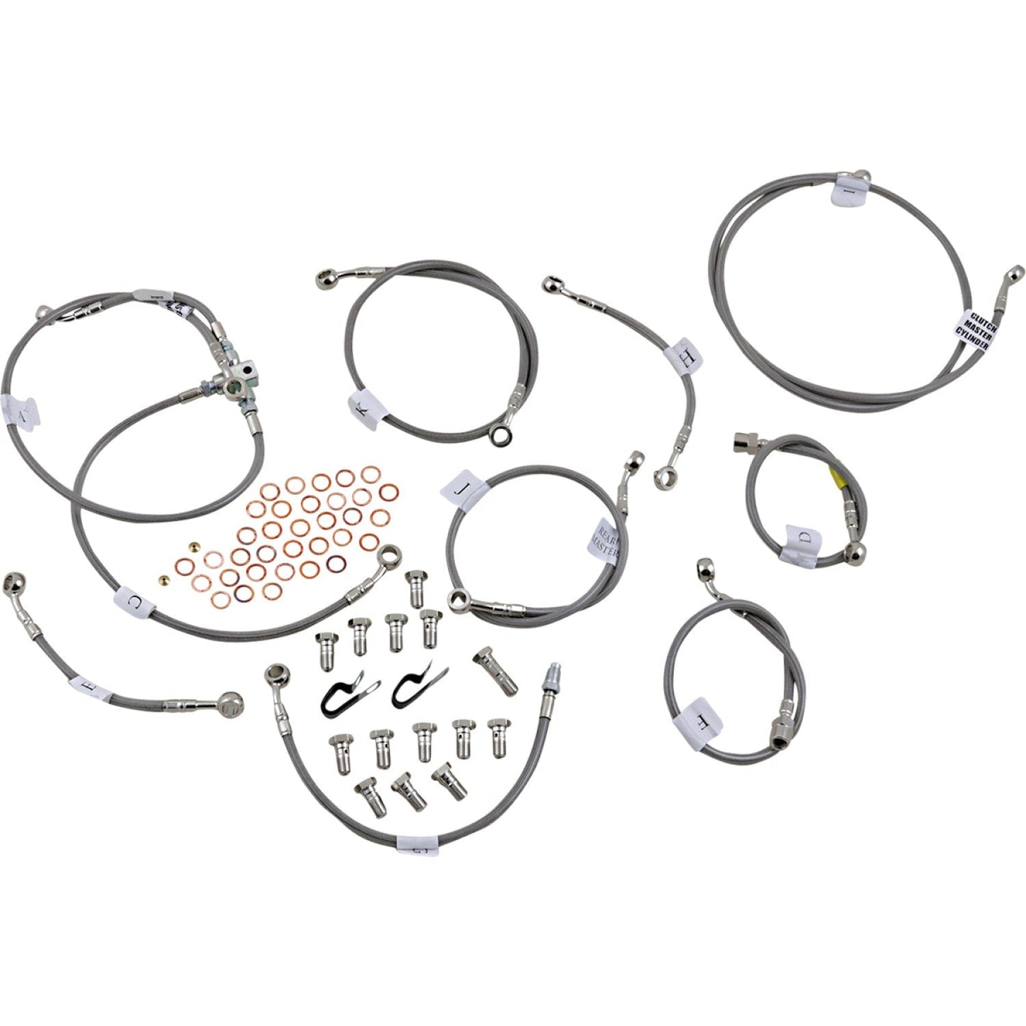 Galfer Brake Line - Stainless Steel FK003D323-11 | Brake Lines Hoses Stainless Steel