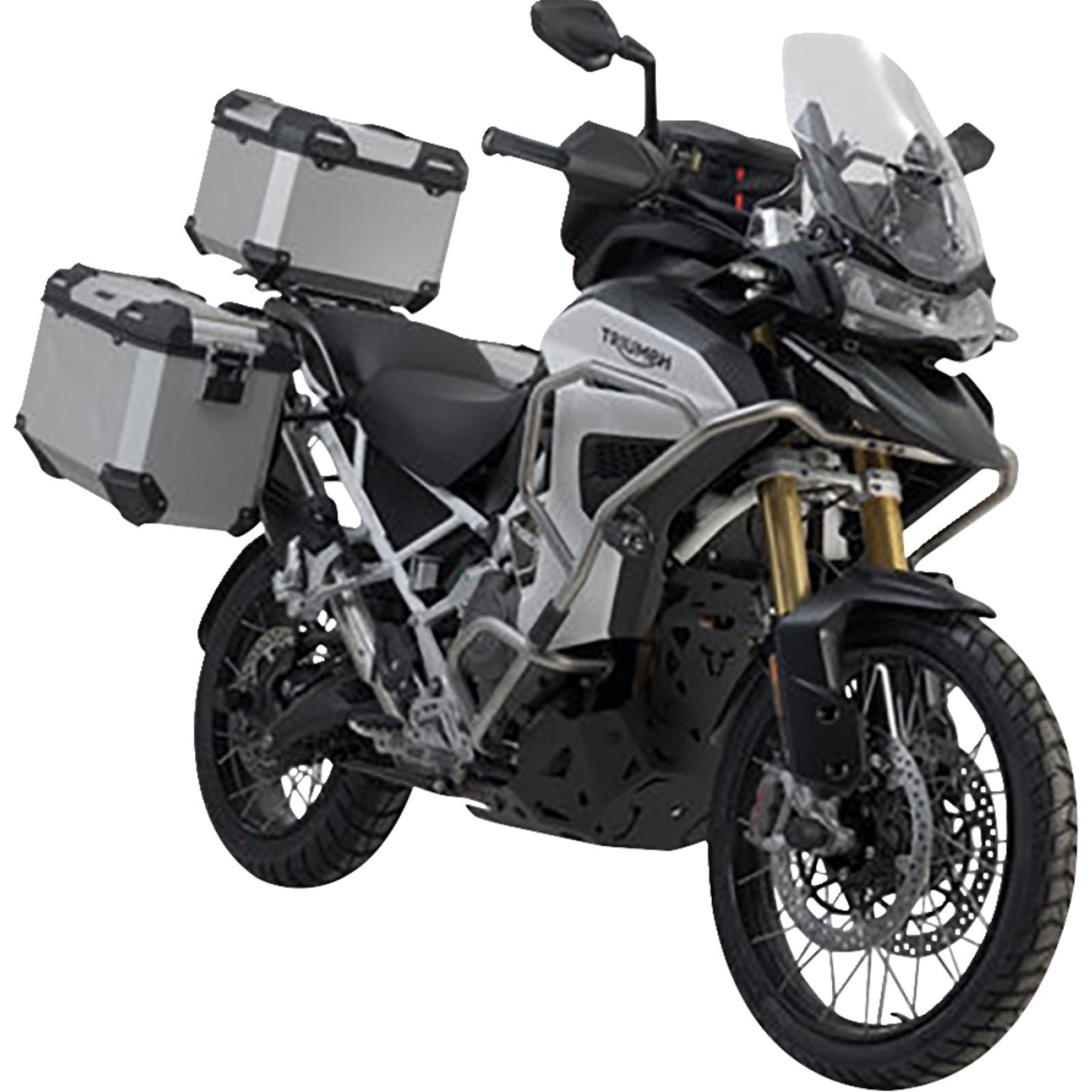 SW-Motech Adventure Luggage System - Silver - Triumph Tiger 1200 '22-'23 ADV.11.905.75102/S | Luggage Group