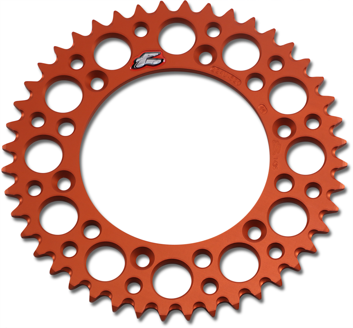 Renthal Sprocket - Orange - 44 Tooth 224U-520-44GPOR