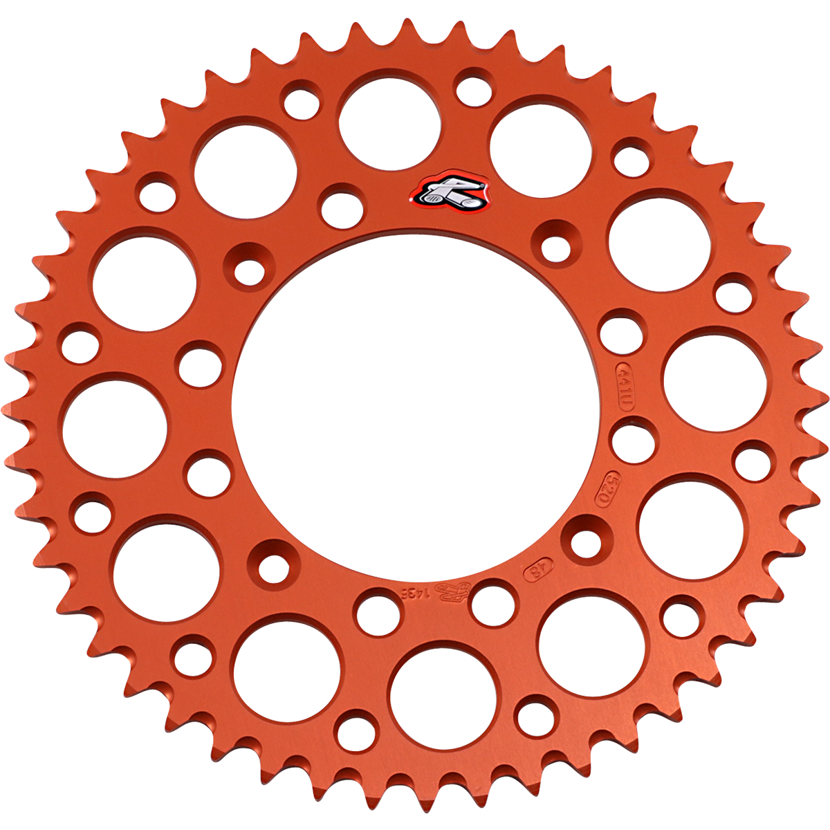 Renthal Sprocket - Orange - 48 Tooth 441U-520-48GPOR
