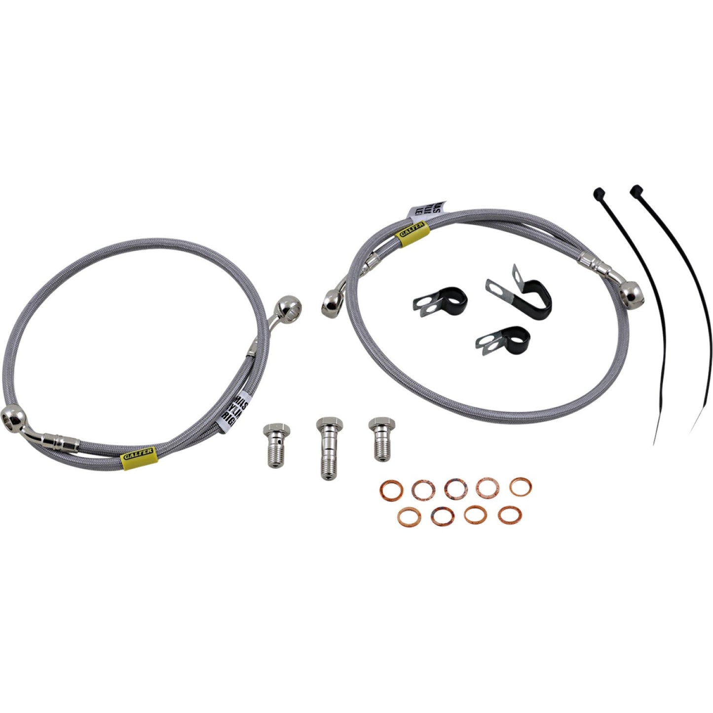 Galfer Brake Line - Stainless Steel FK003D576-2 | Brake Lines Hoses Stainless Steel