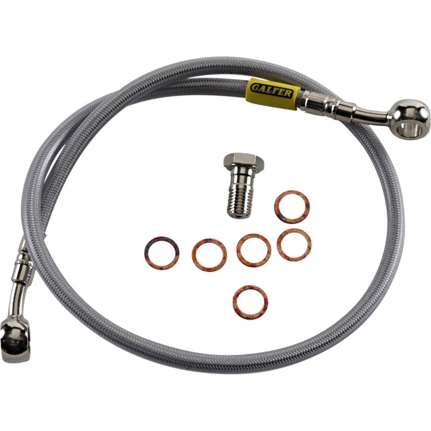 Galfer Brake Line - Stainless Steel FK003D90R | Brake Lines Hoses Stainless Steel