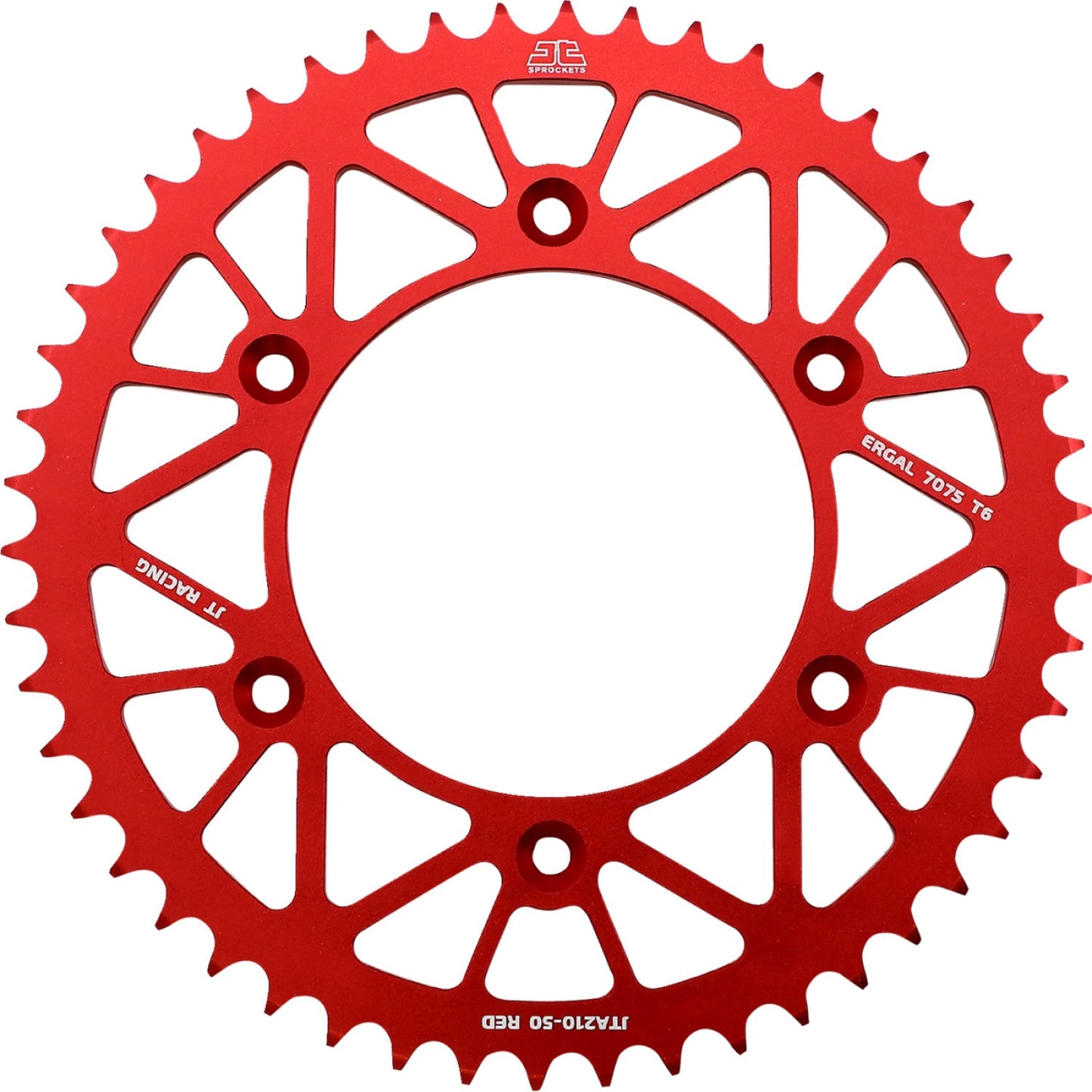 JT SPROCKETS Rear Sprocket - Beta/Honda - Red - 50 Tooth JTA210.50RED by JT Rear Sprockets Aluminum/Alloy