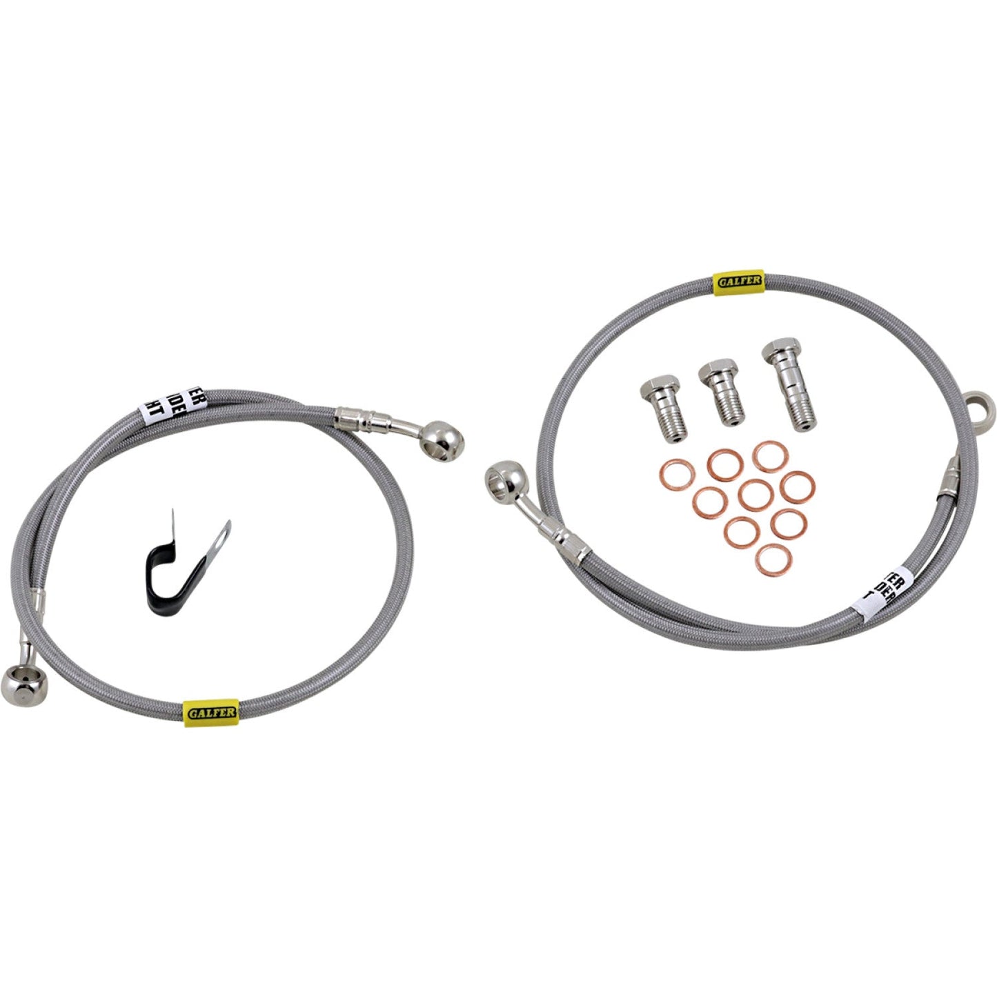 Galfer Brake Line - Stainless Steel FK003D419-2 | Brake Lines Hoses Stainless Steel