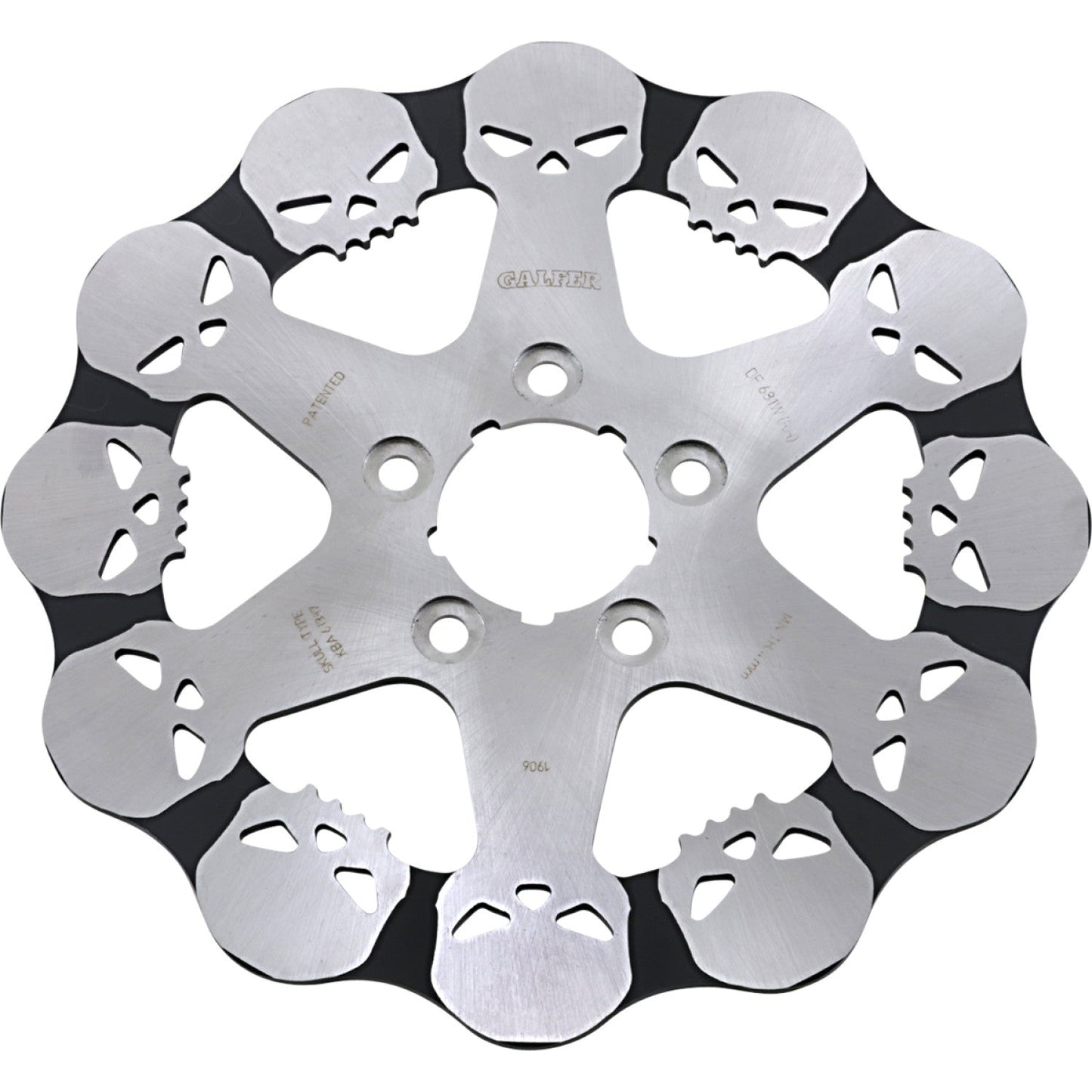 Galfer Skull Rear Rotor - Solid Mount DF681RH | Brake Rotors Street