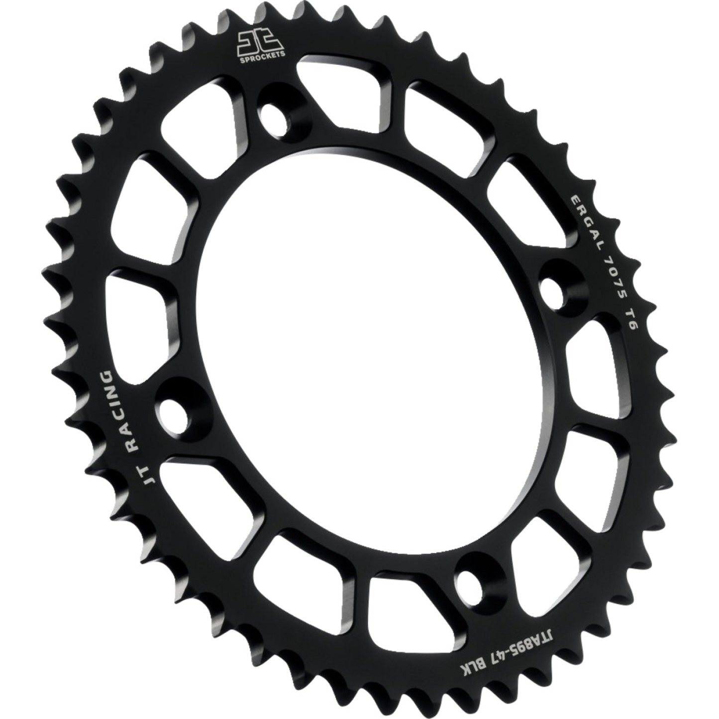 JT SPROCKETS Rear Sprocket - Black - 47 Tooth - KTM JTA895.47BLK by JT Rear Sprockets Aluminum/Alloy