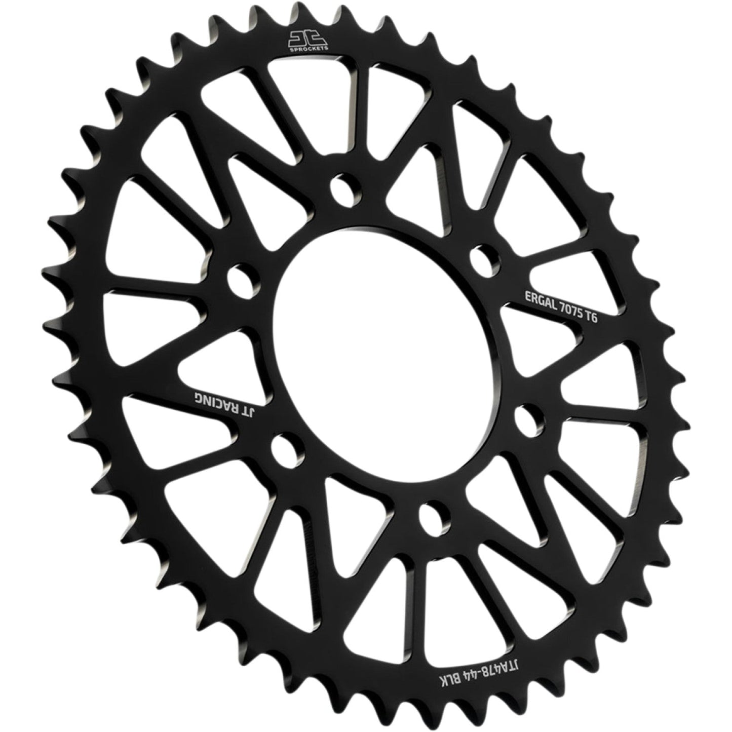 JT SPROCKETS Rear Sprocket - Kawasaki - Black - 44-Tooth JTA478.44BLK by JT Rear Sprockets Aluminum/Alloy