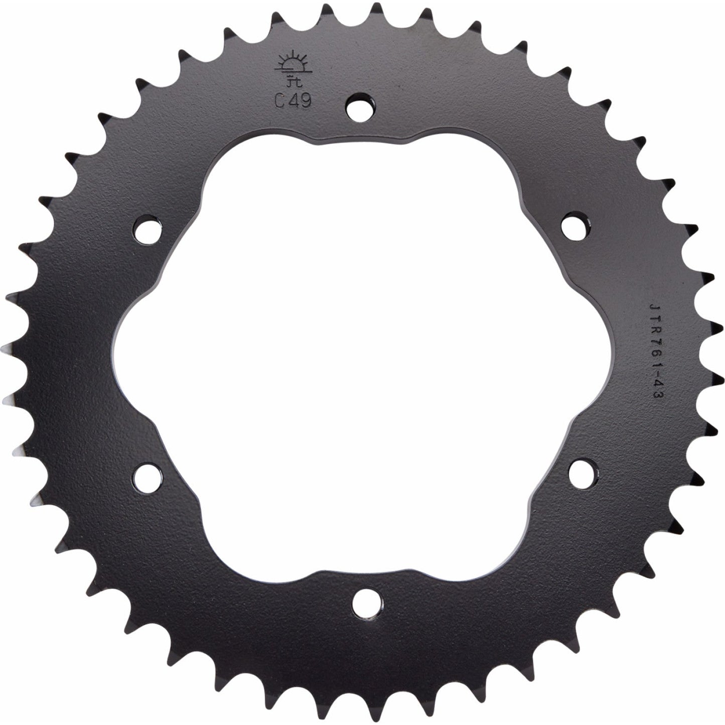 JT SPROCKETS Rear Sprocket - 43 Tooth - Ducati JTR761.43 by JT Rear Sprockets Steel Type