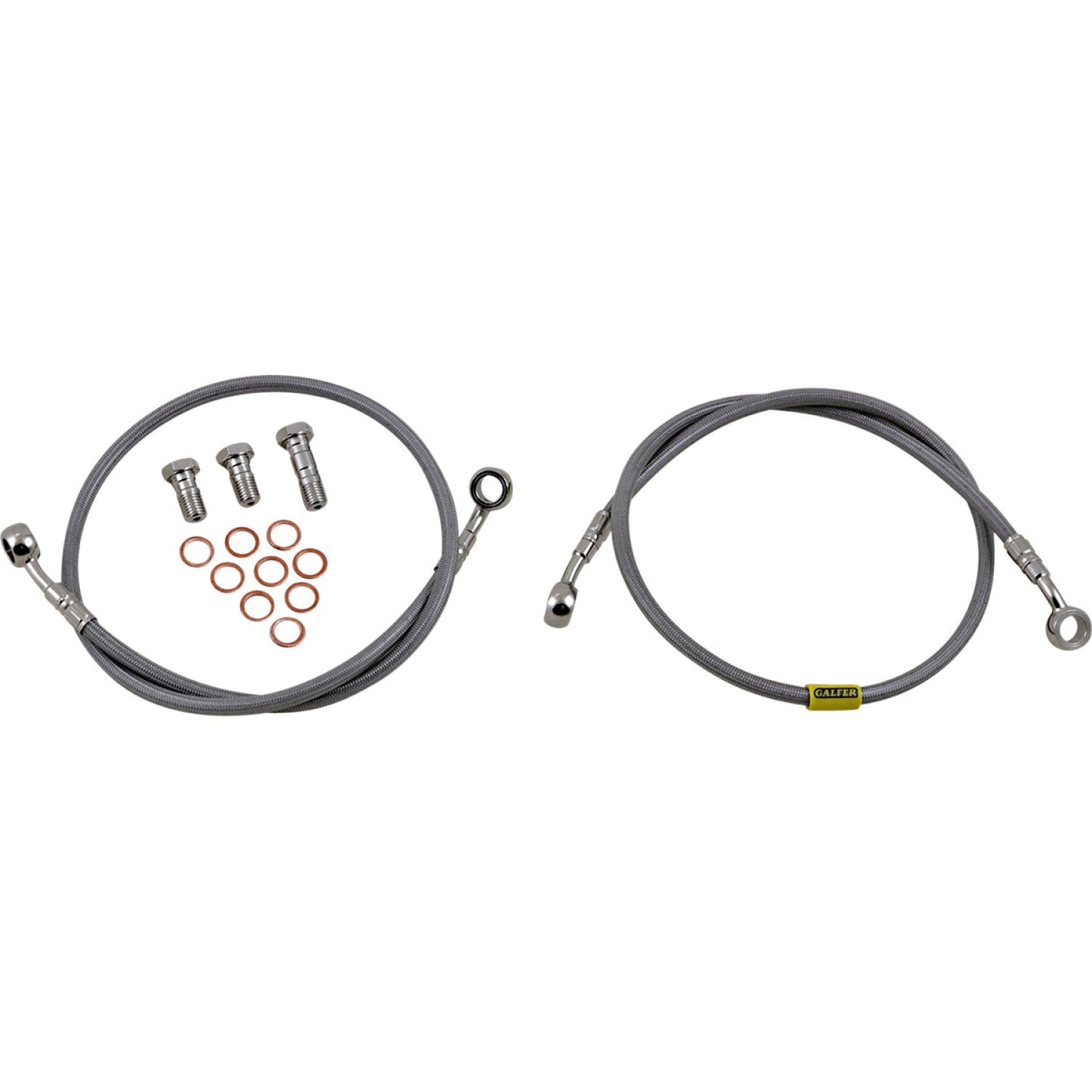 Galfer Brake Line - Stainless Steel FK003D415-2 | Brake Lines Hoses Stainless Steel