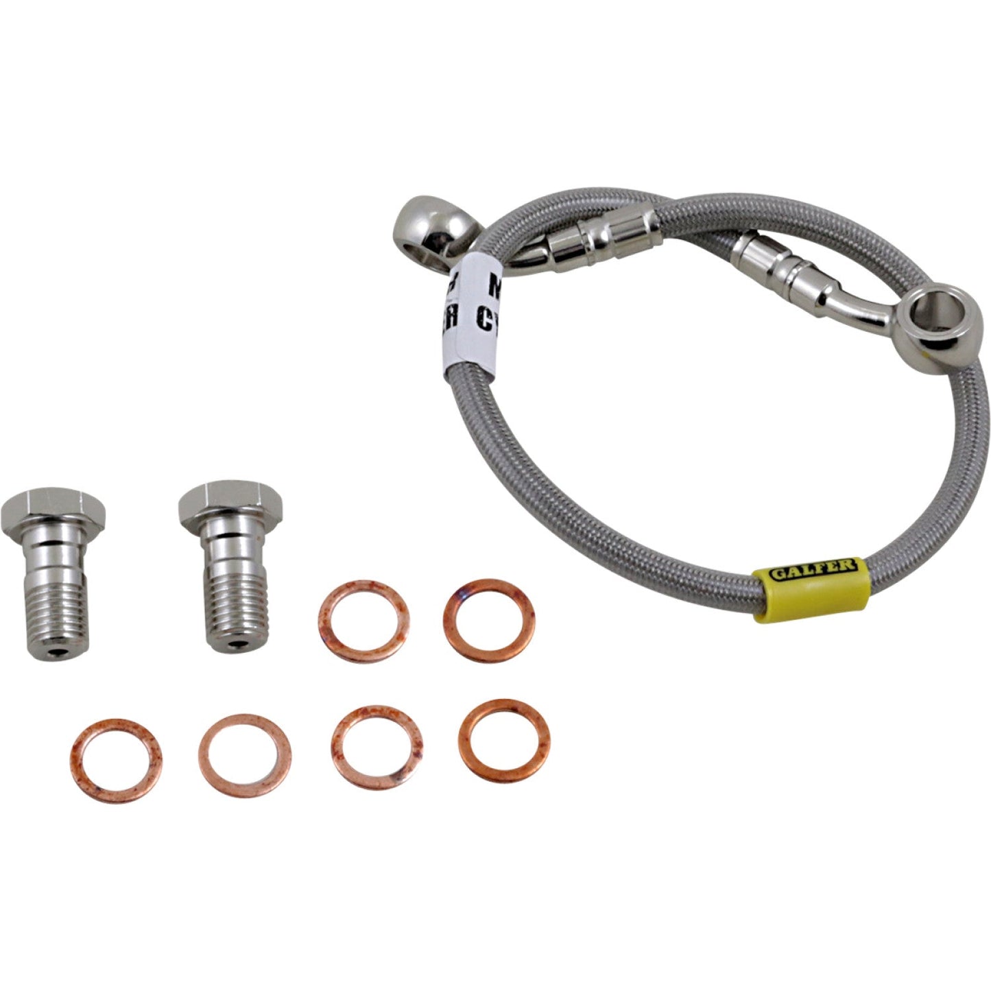 Galfer Brake Line - Stainless Steel FK003D385R | Brake Lines Hoses Stainless Steel