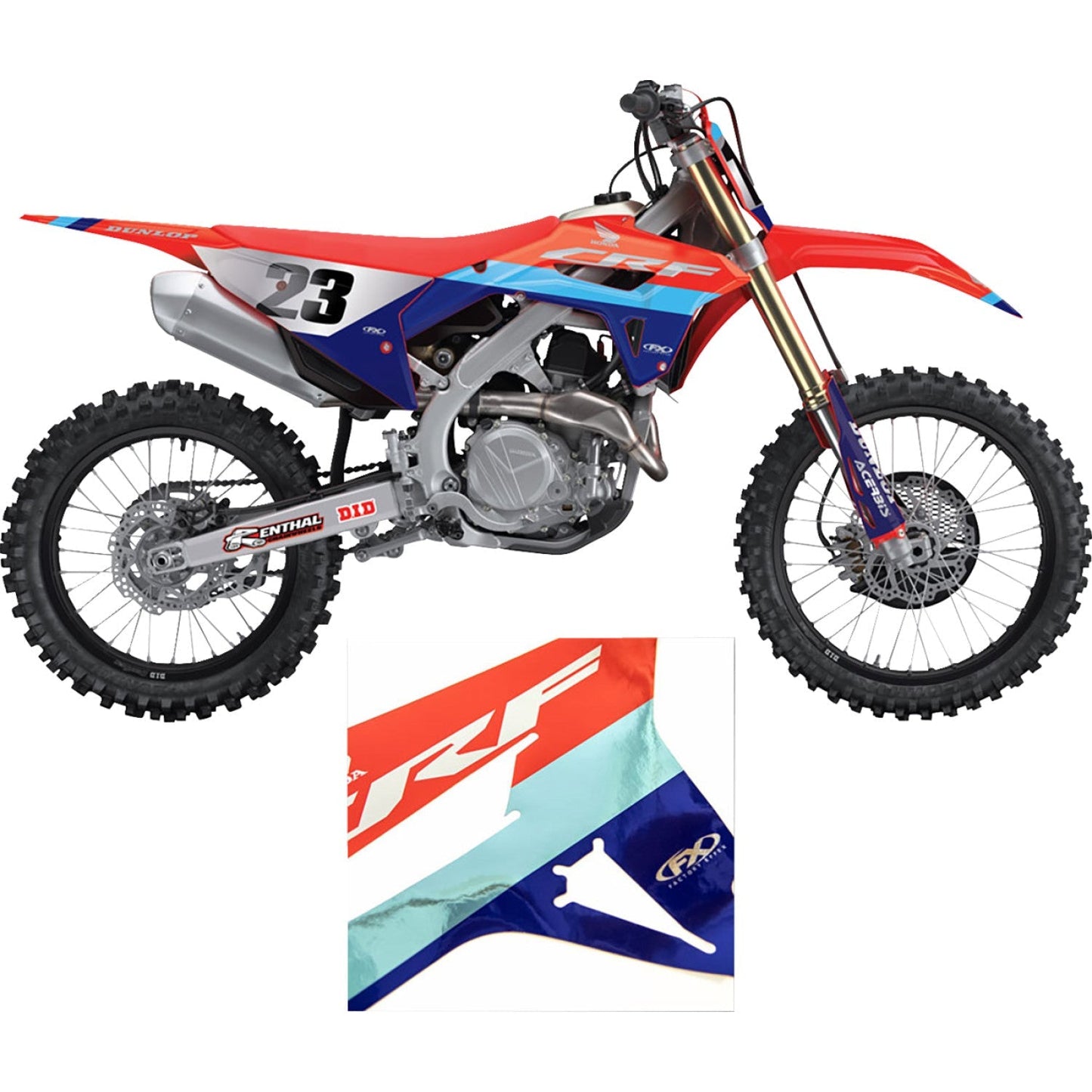 FACTORY EFFEX Graphic Kit - Chrome Series - Honda - CRF 250R/450R 27-03302