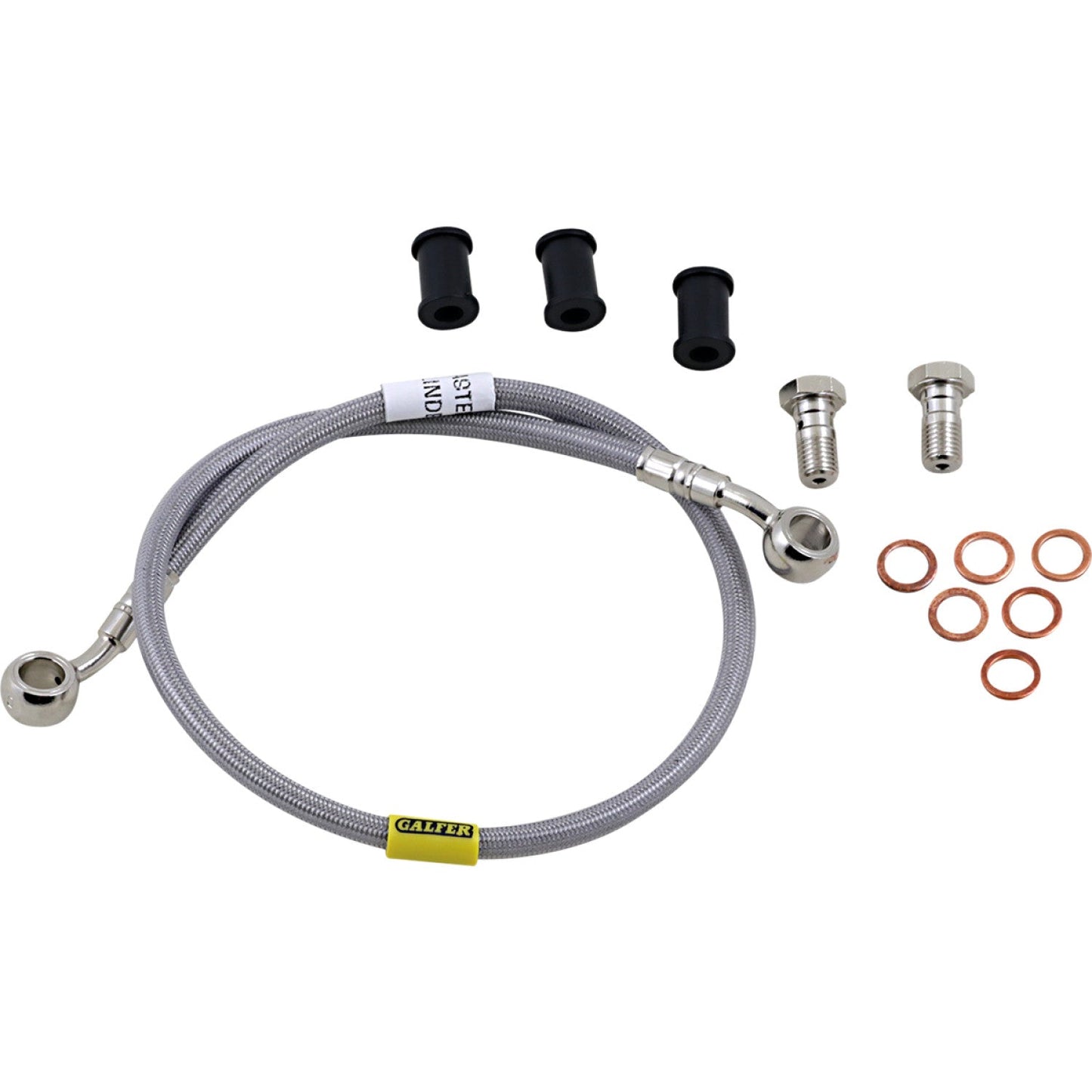 Galfer Brake Line - Stainless Steel FK003D512R | Brake Lines Hoses Stainless Steel
