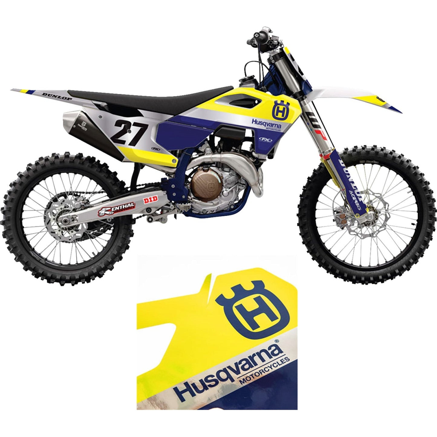 FACTORY EFFEX Graphic Kit - Chrome Series - Husqvarna 27-03604