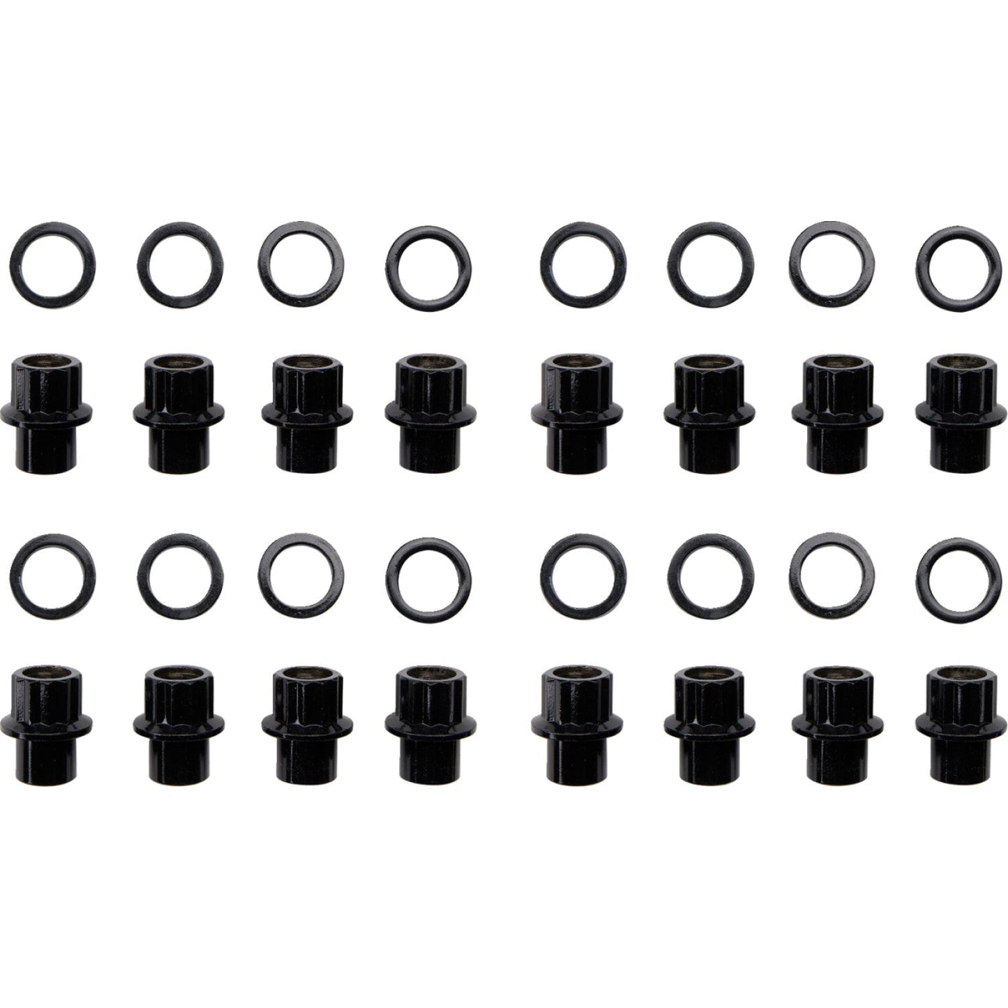 Moose Utility Lug Nut - Carbon Wheel - Steel - 10 mm x 1.25" LNBOET10125AST | Wheel Lug Nuts & Parts